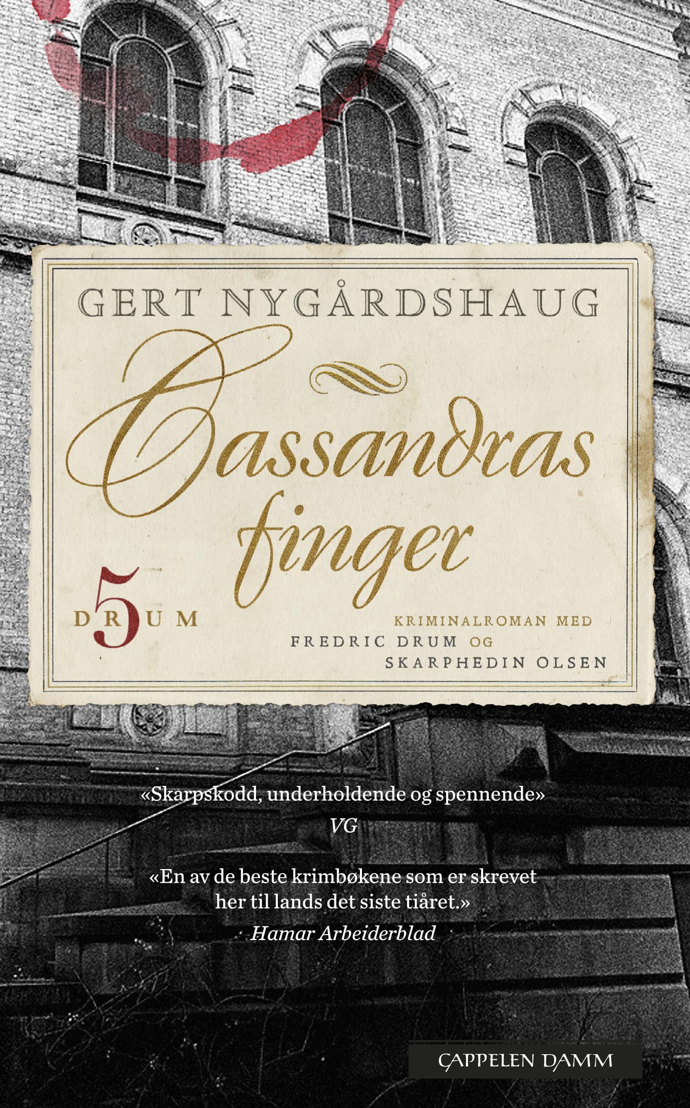 Omslag Cassandras finger av Gert Nygårdshaug (Heftet)