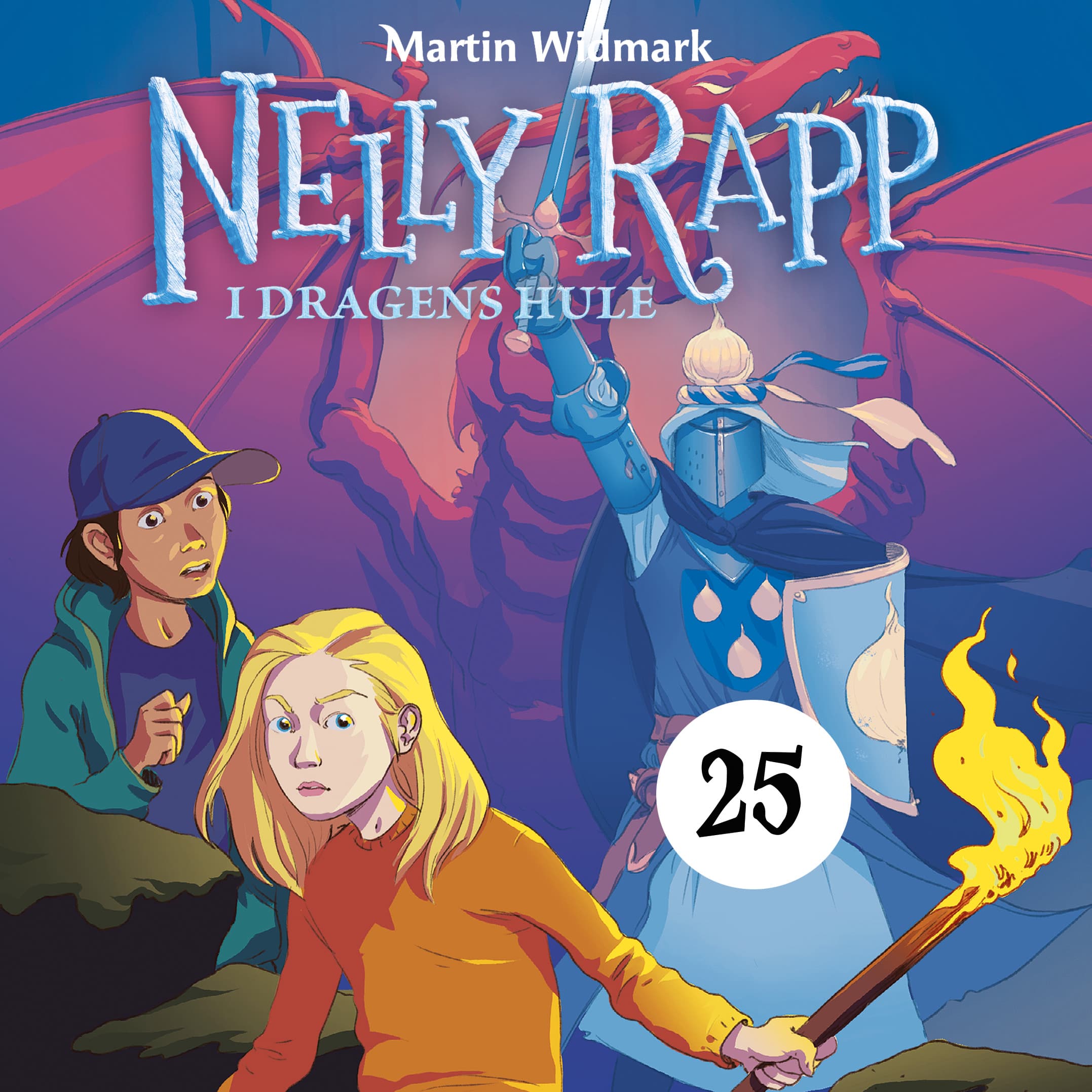 Omslag Nelly Rapp i dragens hule av Martin Widmark (Lydbok)