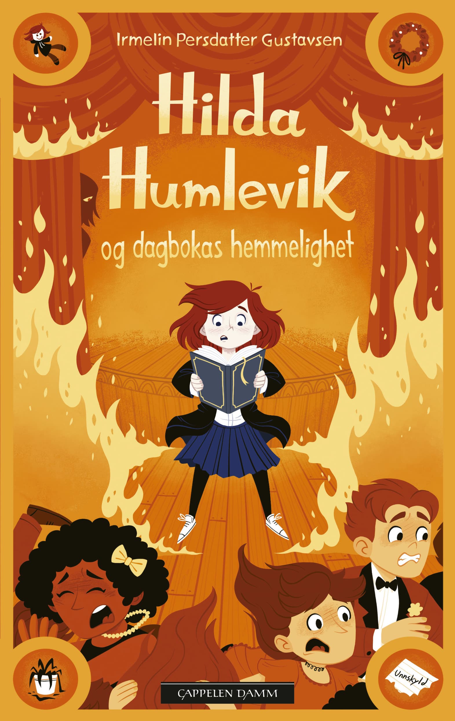 Omslag Hilda Humlevik og dagbokas hemmelighet av Irmelin Persdatter Gustavsen (Ebok)