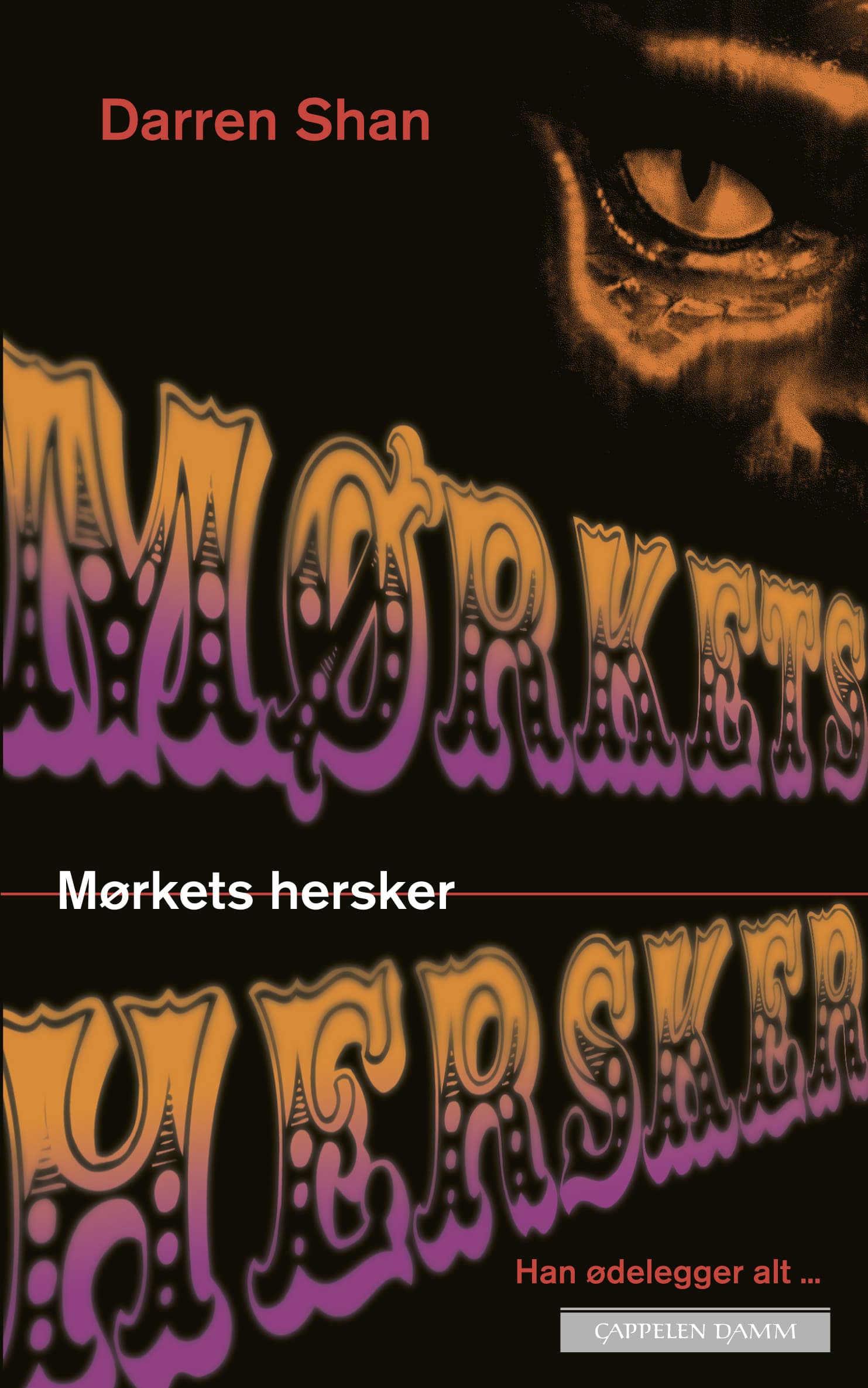 Omslag Mørkets hersker av Darren Shan (Ebok)