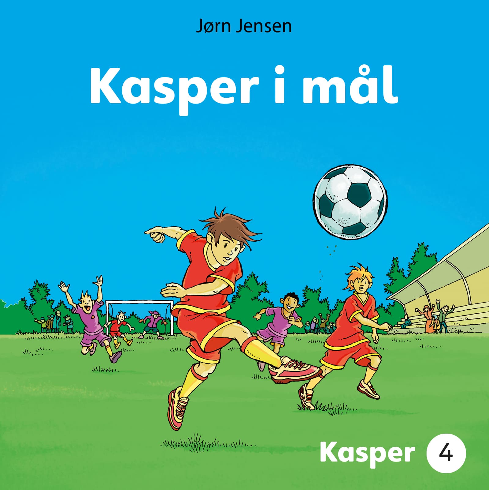 Omslag Kasper i mål av Jørn Jensen (Lydbok)