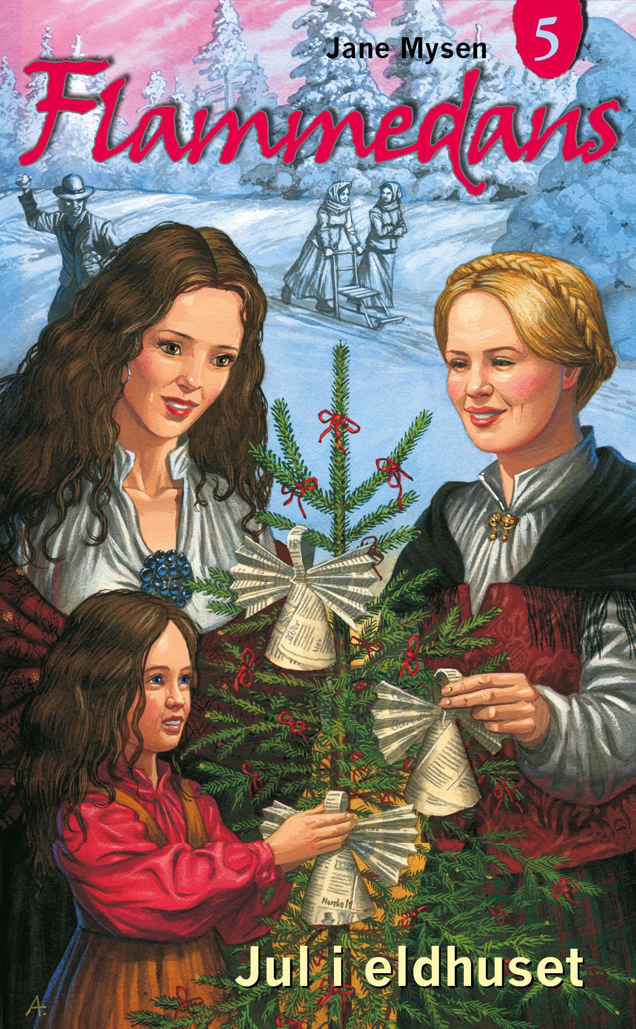 Omslag Jul i eldhuset av Jane Mysen (Heftet)