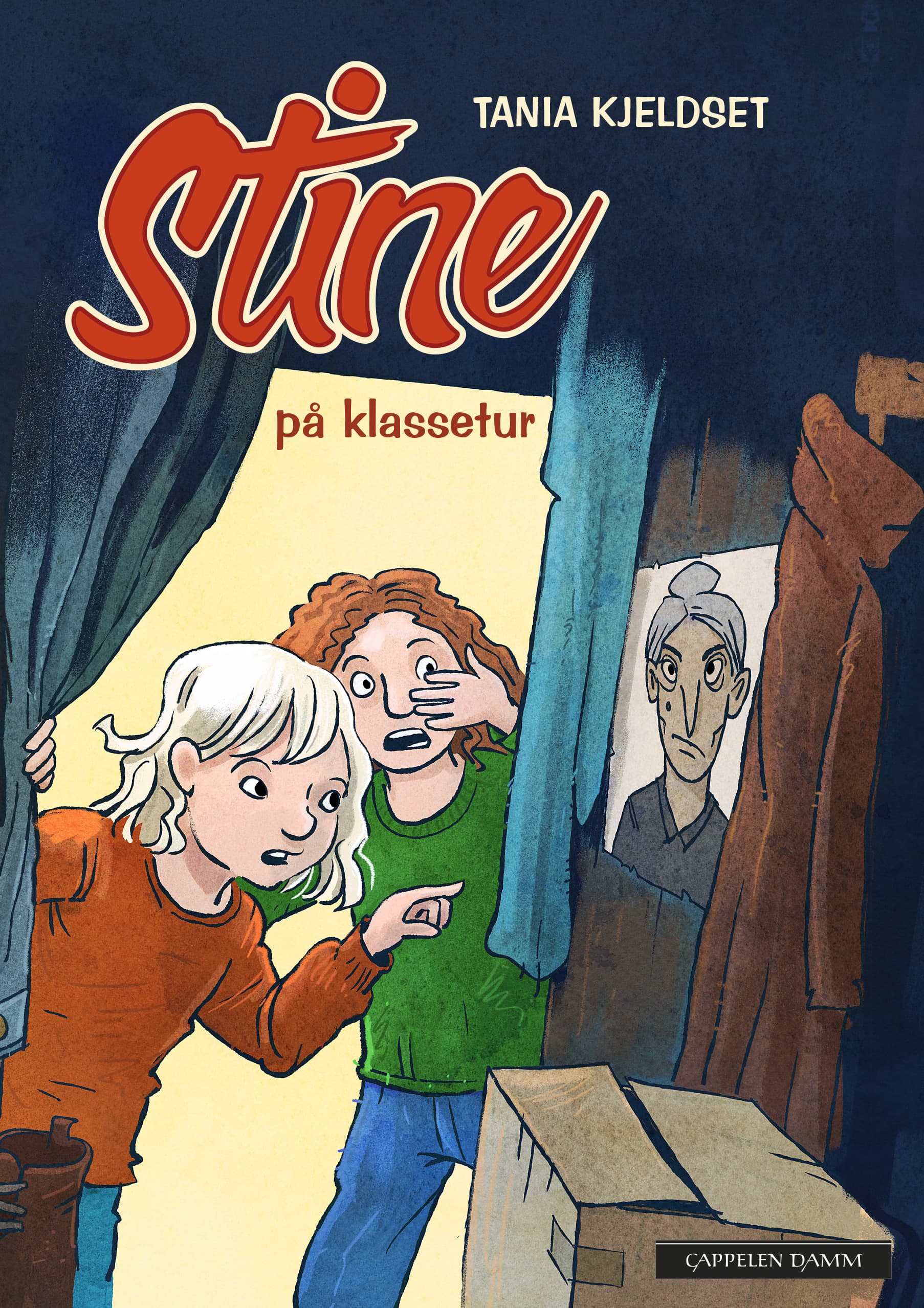 Omslag Stine på klassetur av Tania Kjeldset (Innbundet)