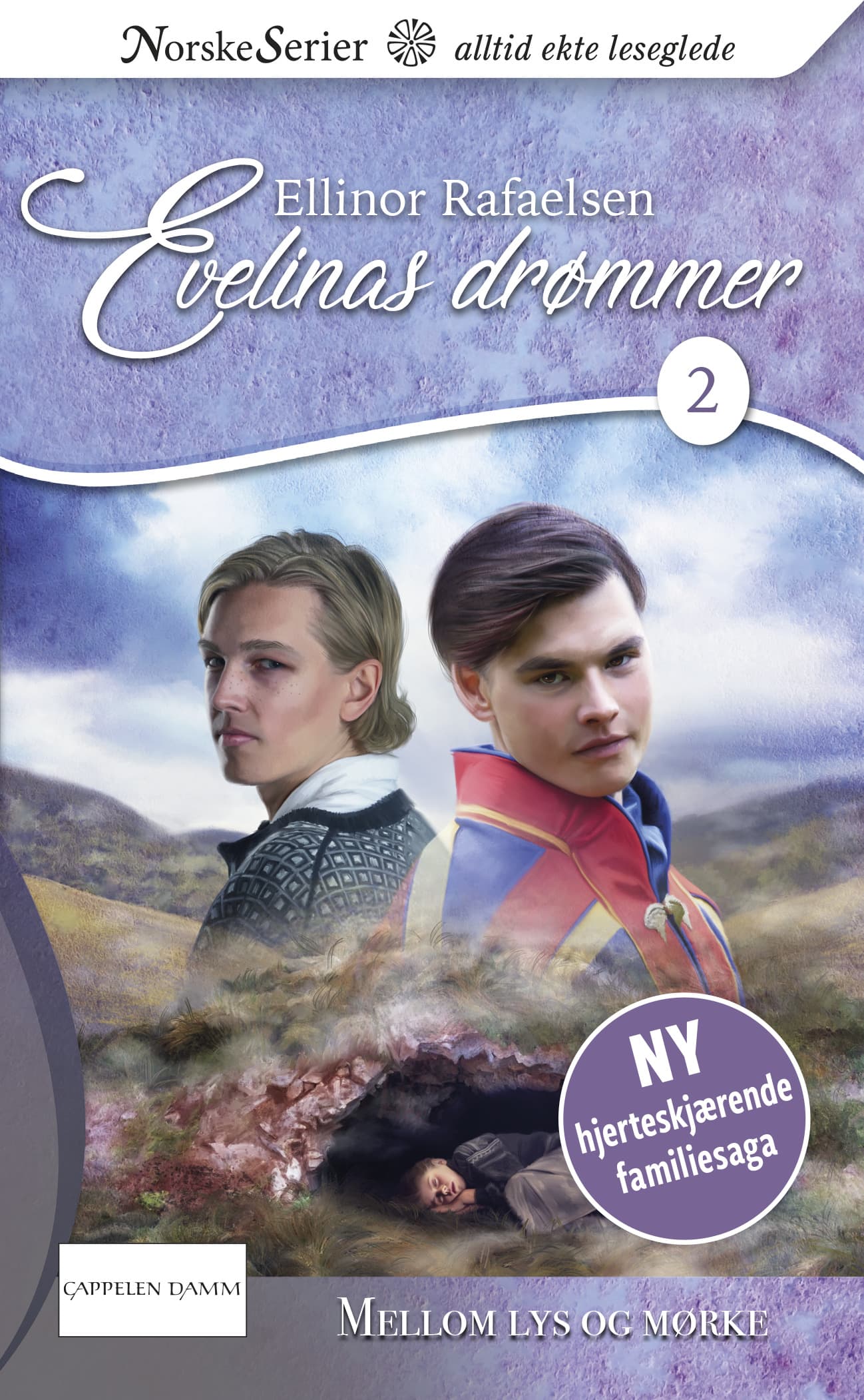 Omslag Mellom lys og mørke av Ellinor Rafaelsen (Ebok)