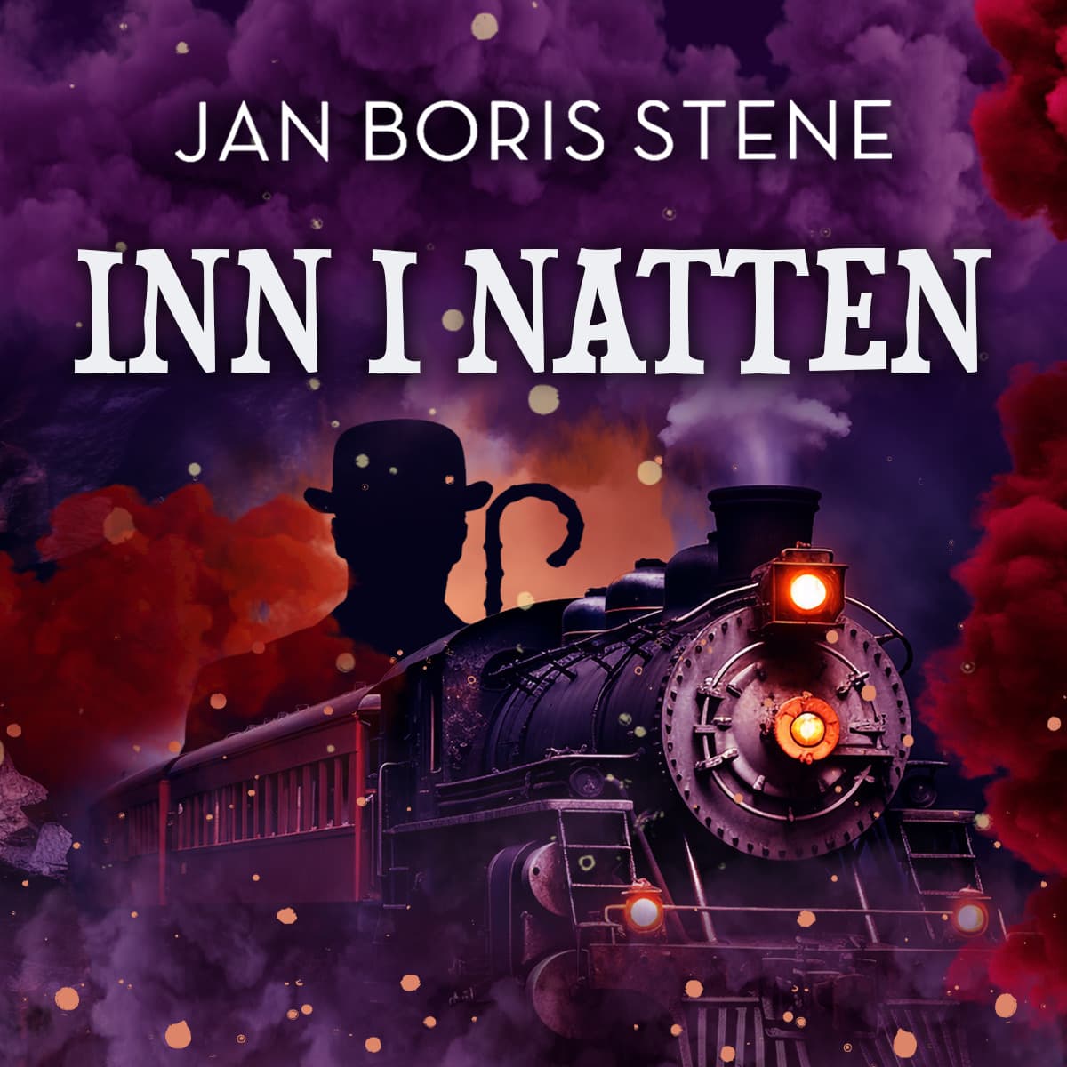 Omslag Inn i natten av Jan Boris Stene (Lydbok)
