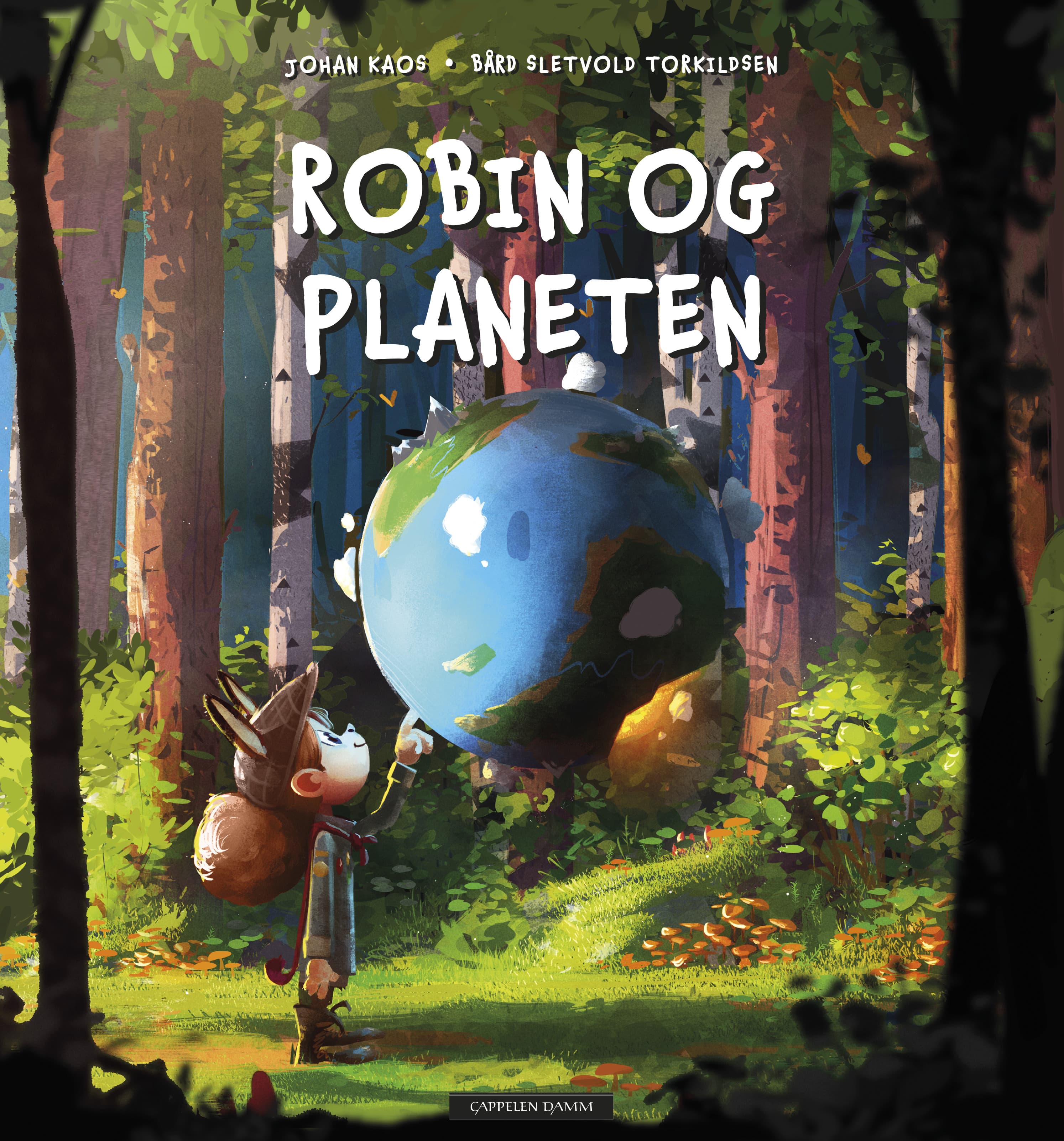 Omslag Robin og Planeten av Johan Kaos og Bård Sletvold Torkildsen (Ebok)