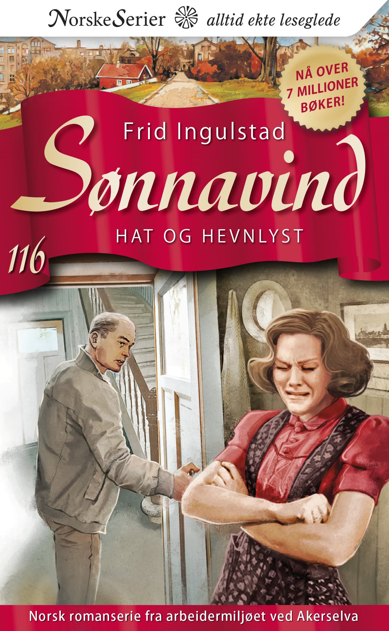 Omslag Hat og hevnlyst av Frid Ingulstad (Heftet)
