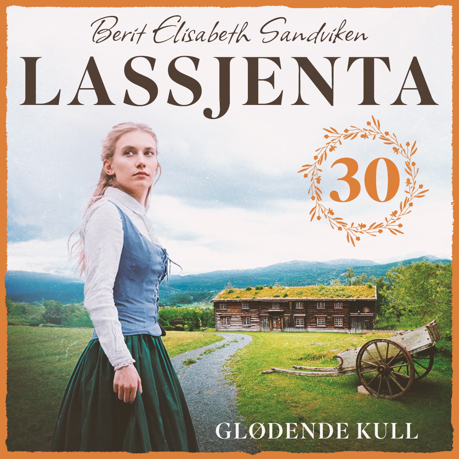 Omslag Glødende kull av Berit Elisabeth Sandviken (Lydbok)
