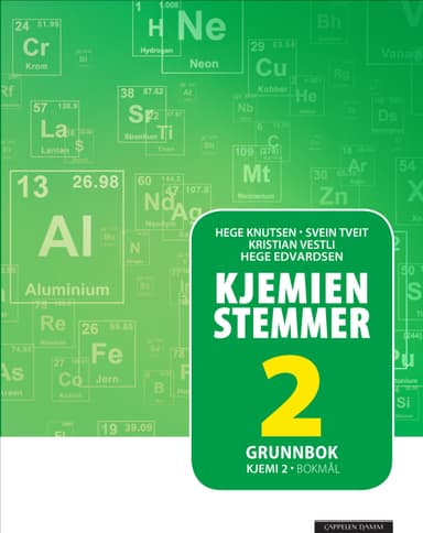 Kjemien stemmer Kjemi 2 Grunnbok (2019)
