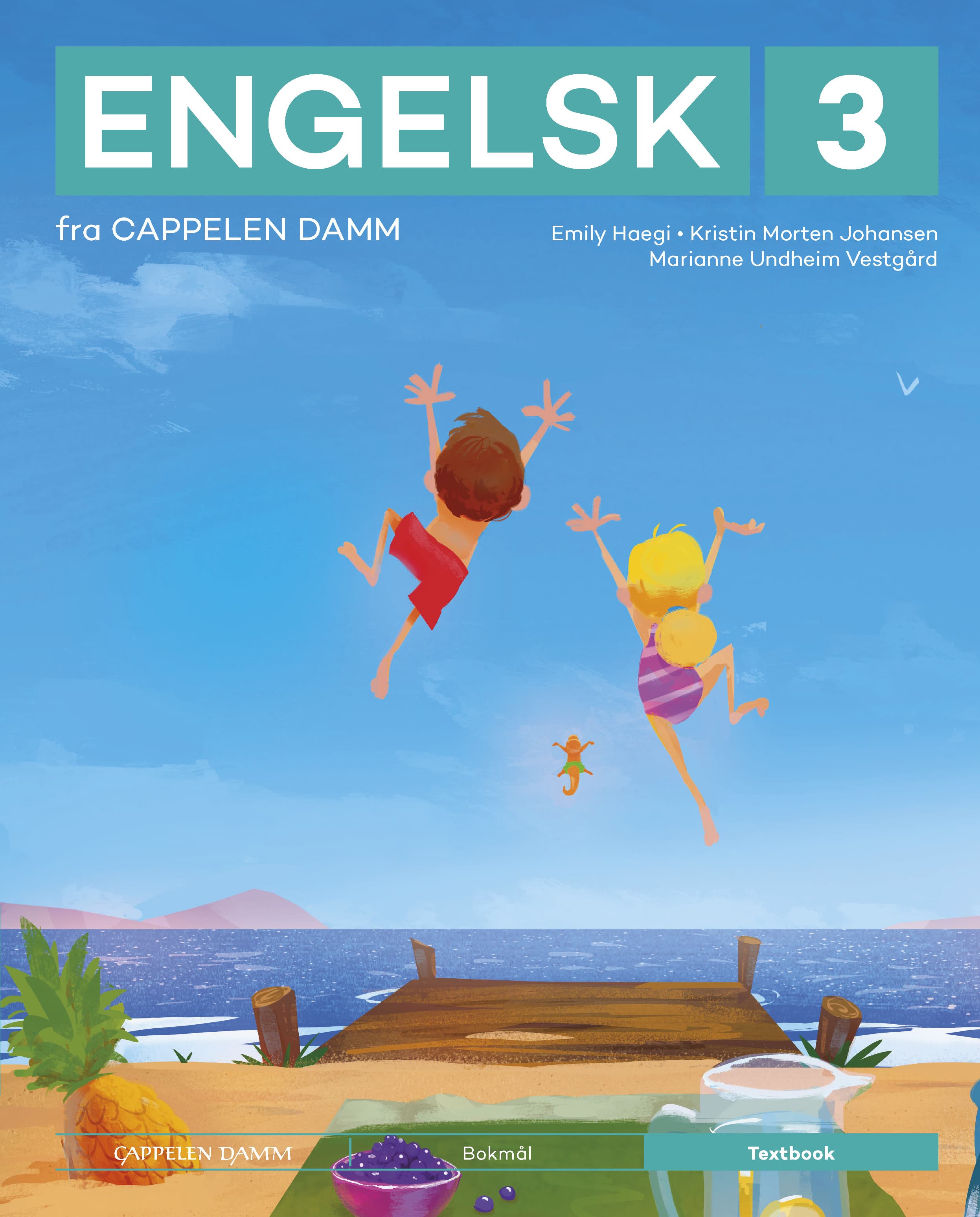 Omslag Engelsk 3 fra Cappelen Damm Textbook av Emily Haegi, Kristin Morten Johansen og Marianne Undheim Vestgård (Innbundet)