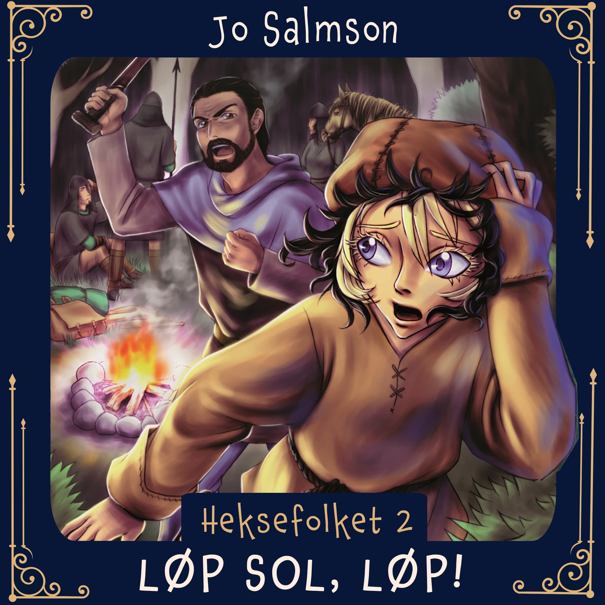 Omslag Løp Sol, løp av Jo Salmson (Lydbok)