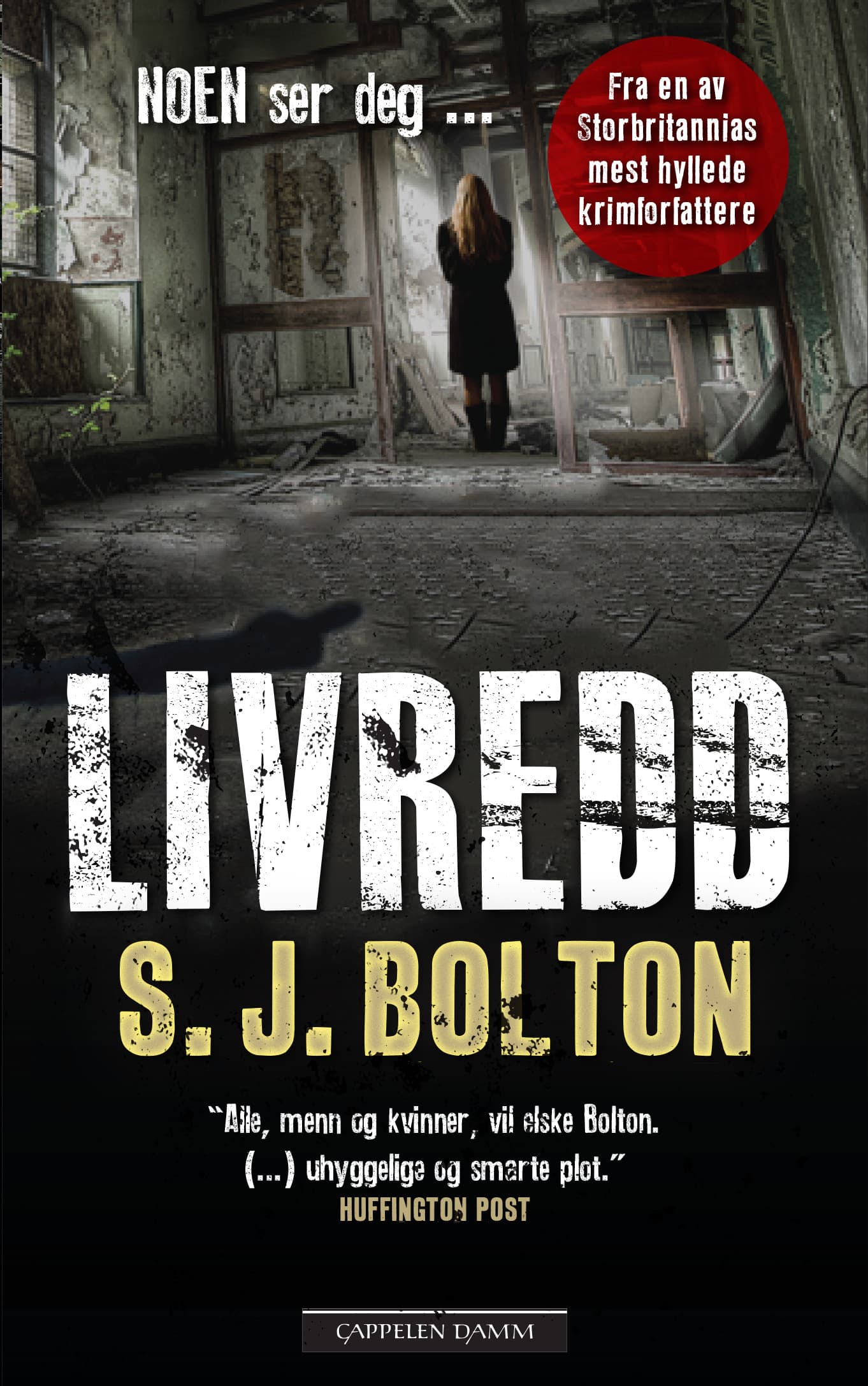 Omslag Livredd av S.J. Bolton (Heftet)