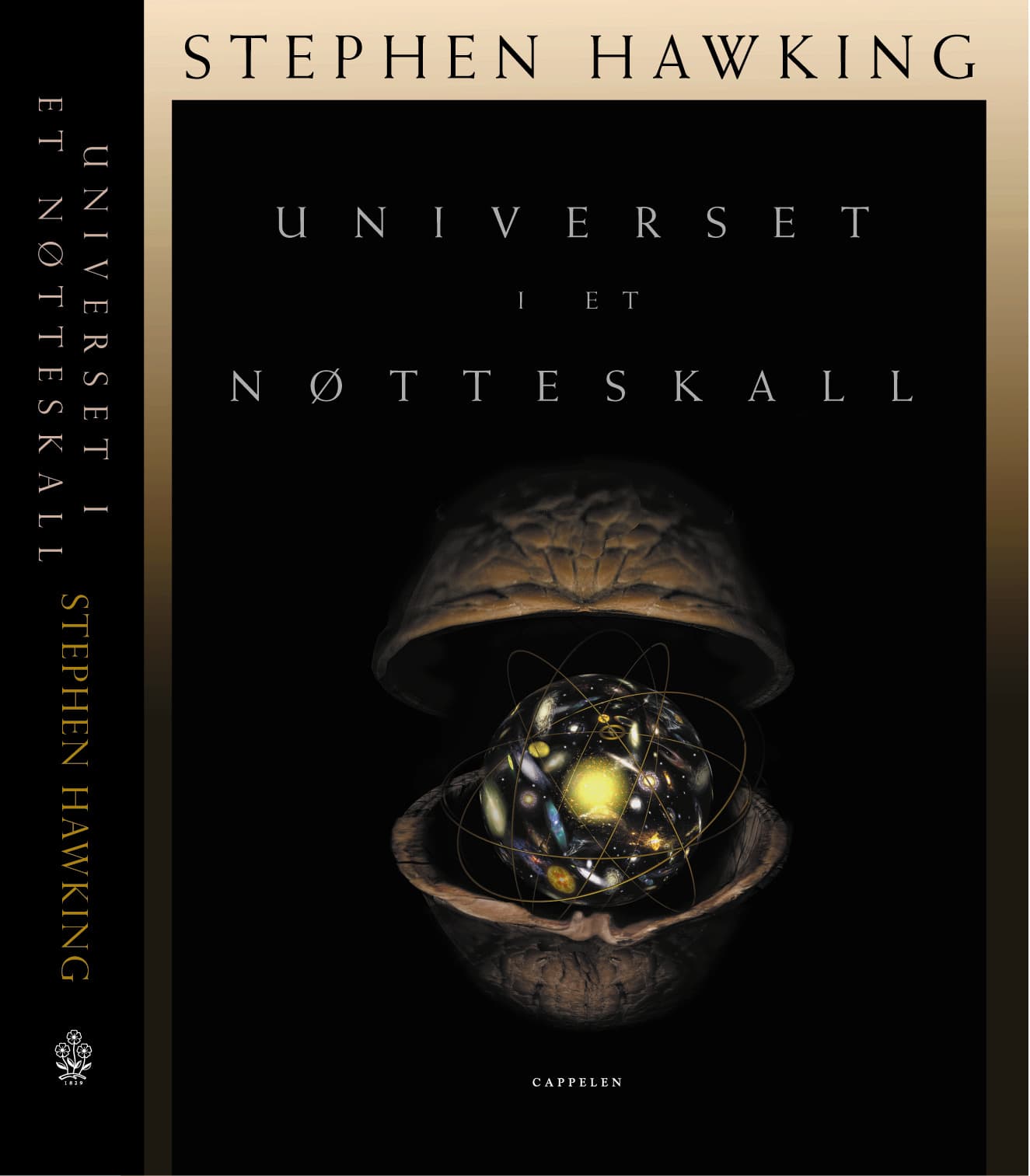 Omslag Universet i et nøtteskall av Stephen W. Hawking (Innbundet)