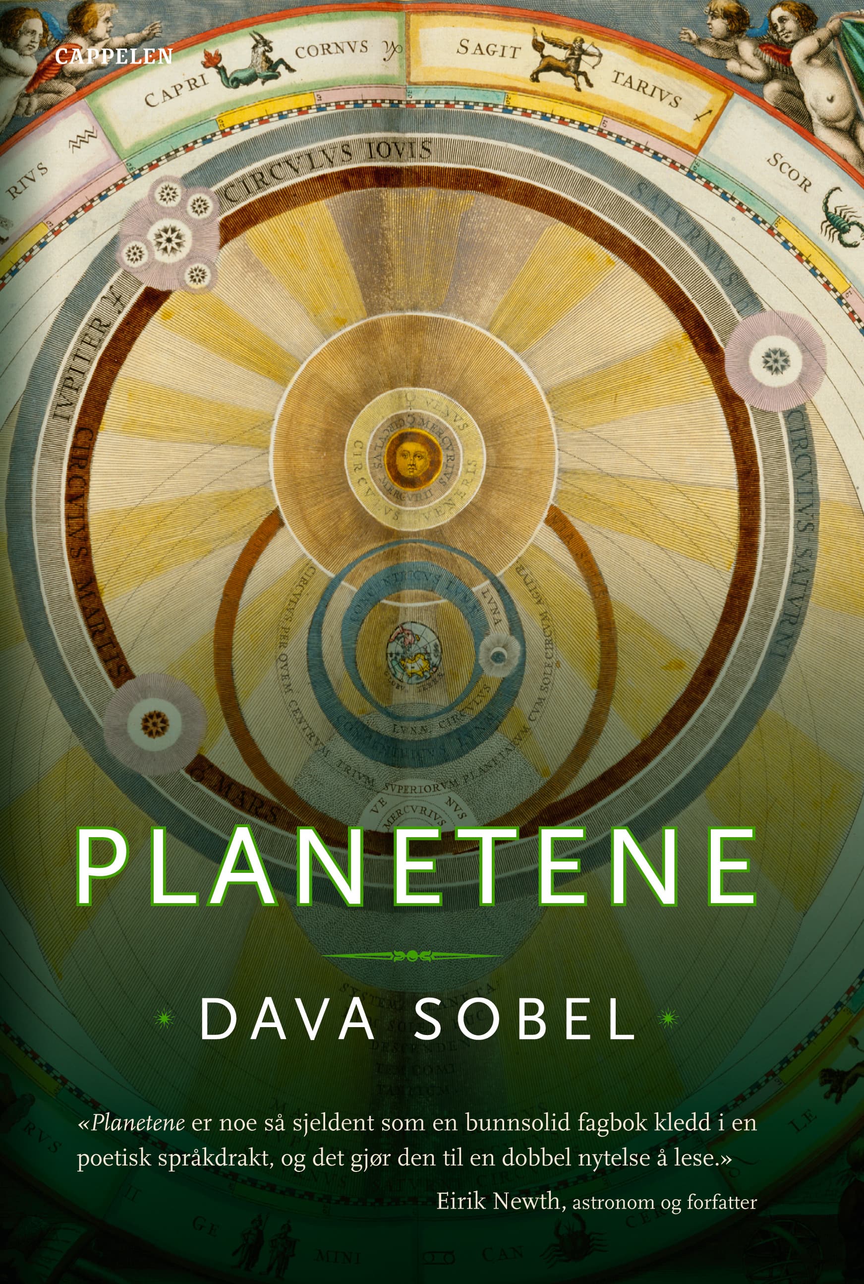 Omslag Planetene av Dava Sobel (Innbundet)