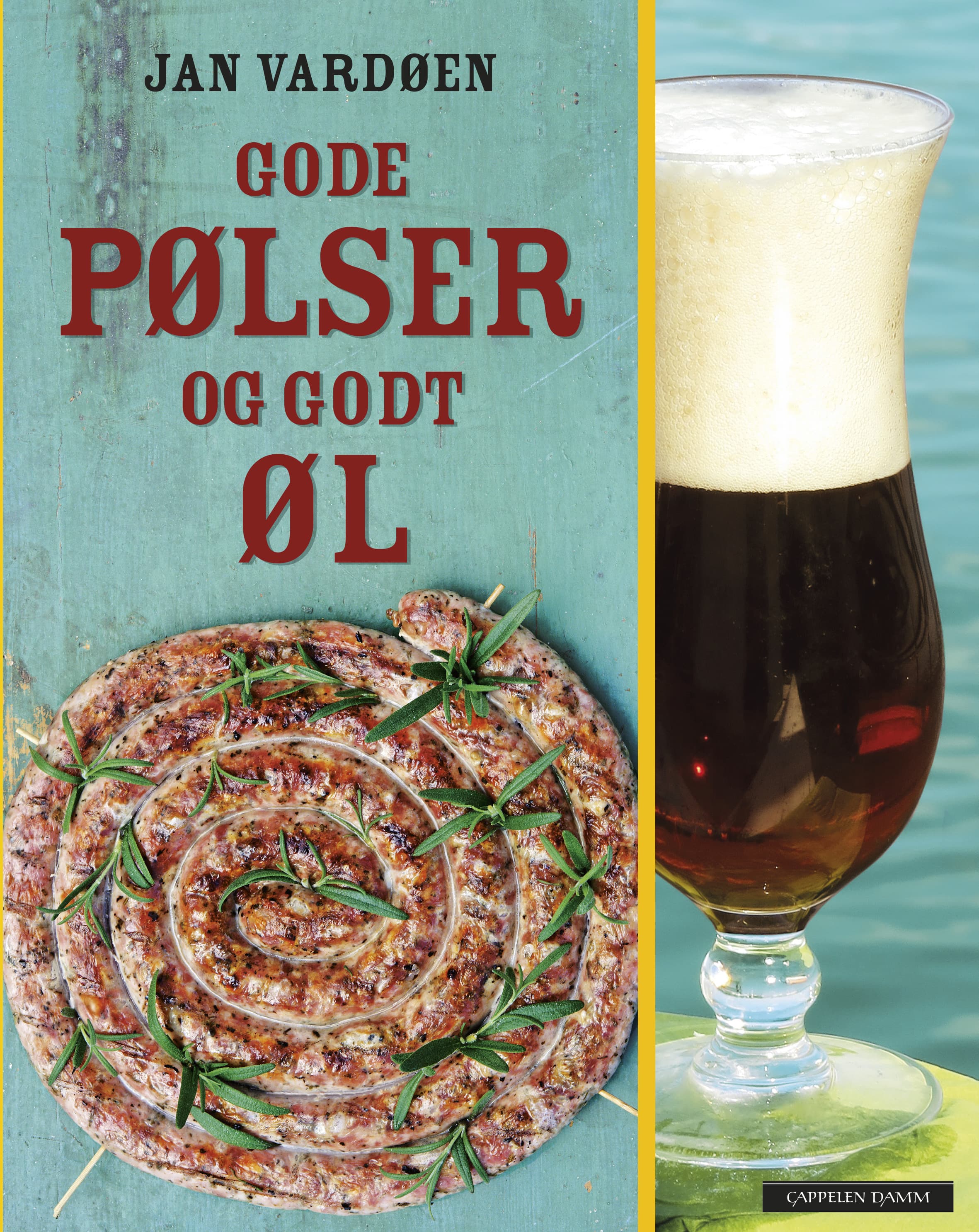 Omslag Gode pølser og godt øl av Jan Vardøen (Innbundet)