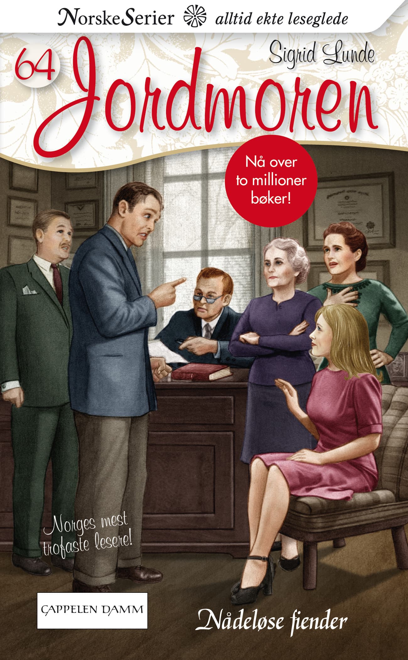 Omslag Nådeløse fiender av Sigrid Lunde (Ebok)