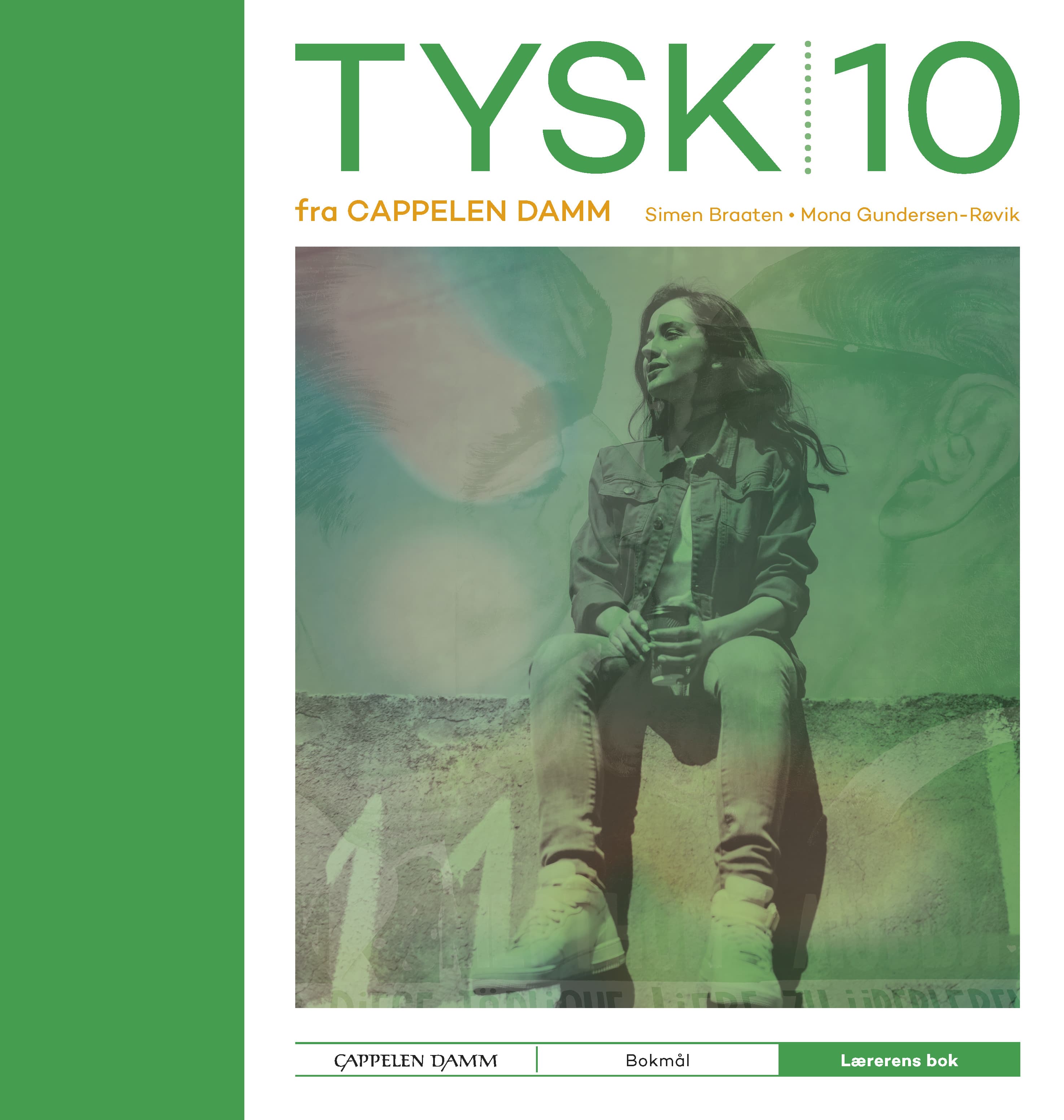 Omslag Tysk 10 fra Cappelen Damm Lærerens bok av Simen Braaten og Mona Gundersen-Røvik (Innbundet)