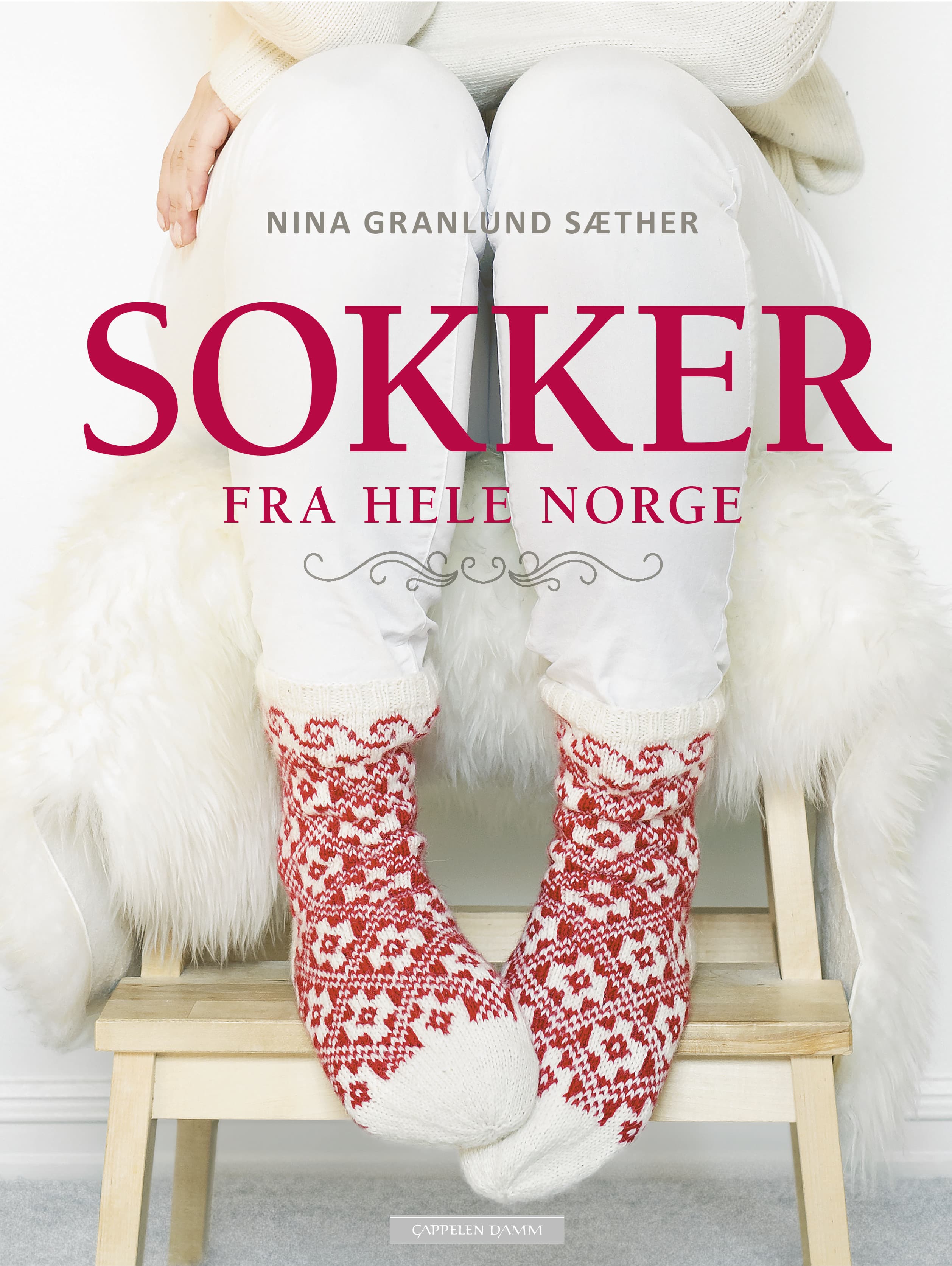 Omslag Sokker fra hele Norge av Nina Granlund Sæther (Innbundet)