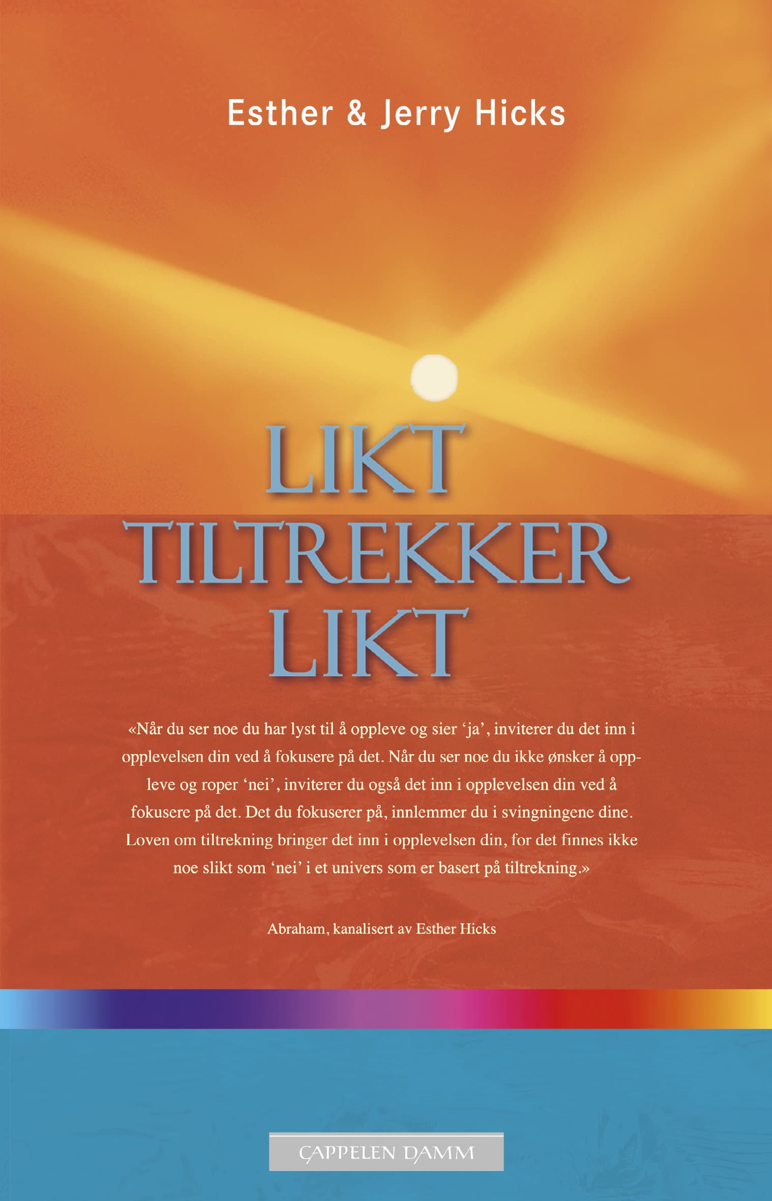 Omslag Likt tiltrekker likt av Esther og Jerry Hicks (Heftet)