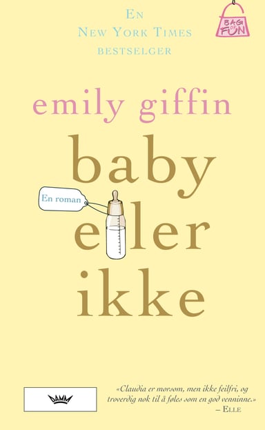 Omslag av "Baby eller ikke"