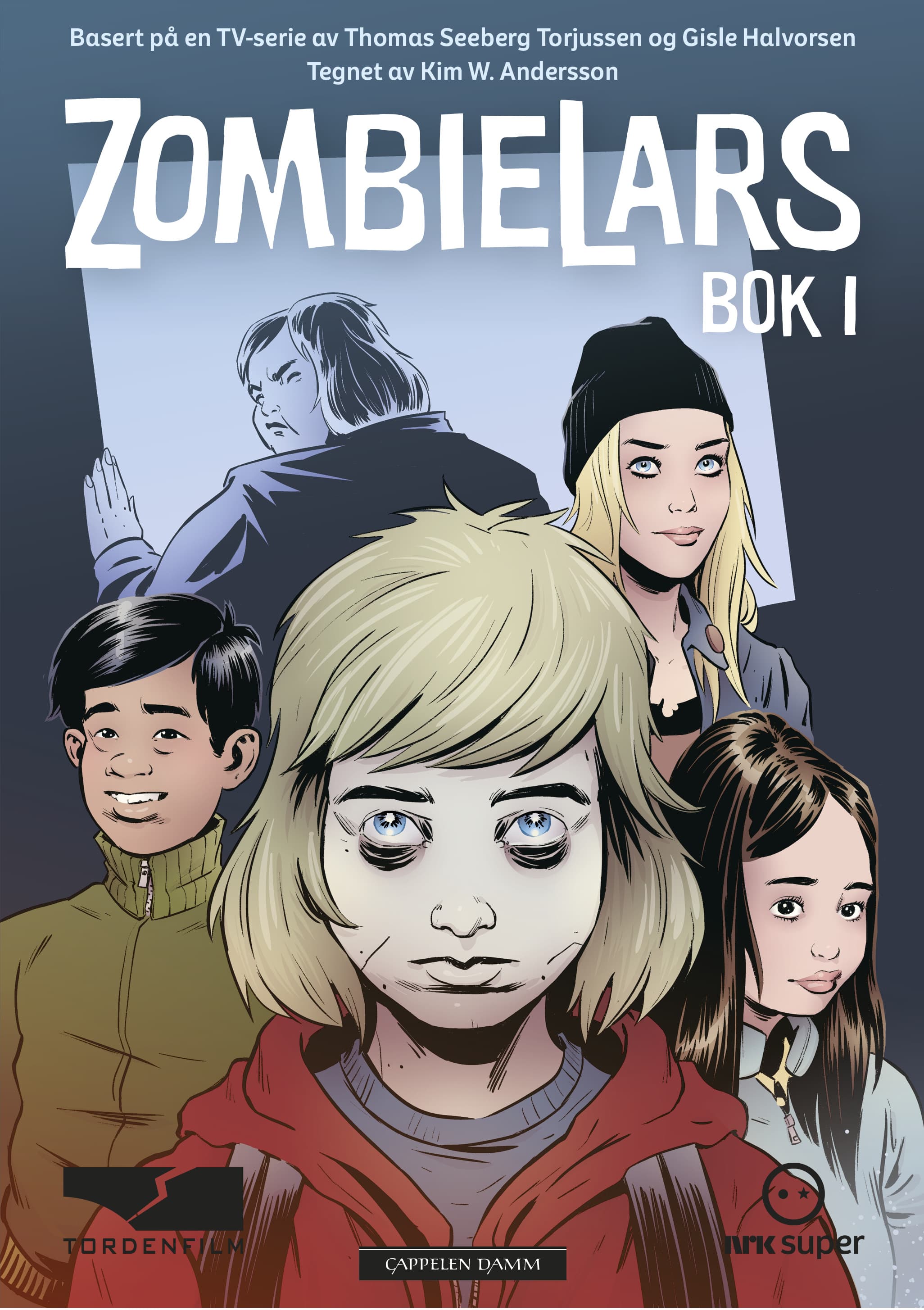 Omslag ZombieLars - Bok 1 av Gisle Halvorsen og Thomas Seeberg Torjussen (Innbundet)