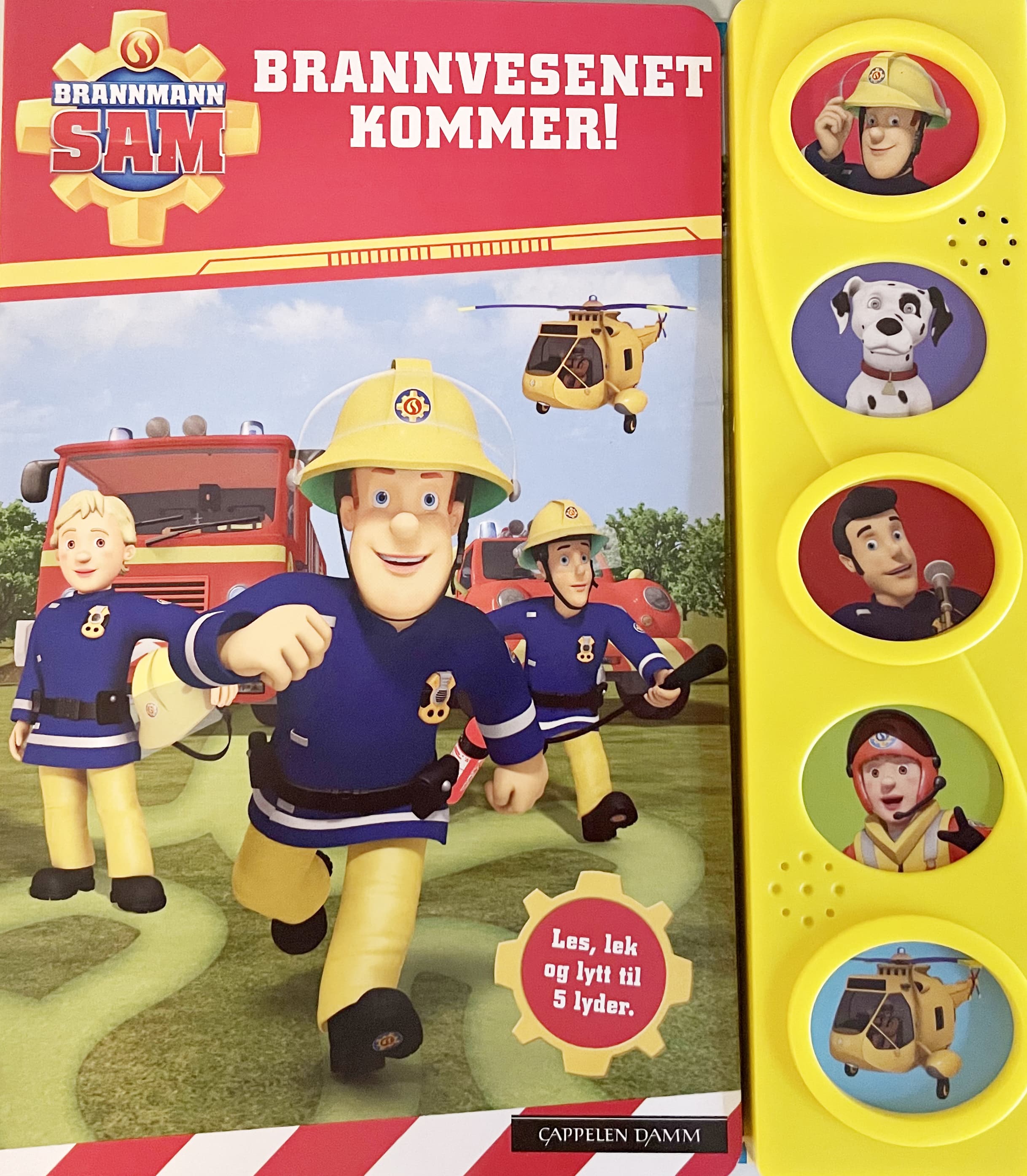 Omslag Brannmann Sam: Brannvesenet kommer! (Innbundet)