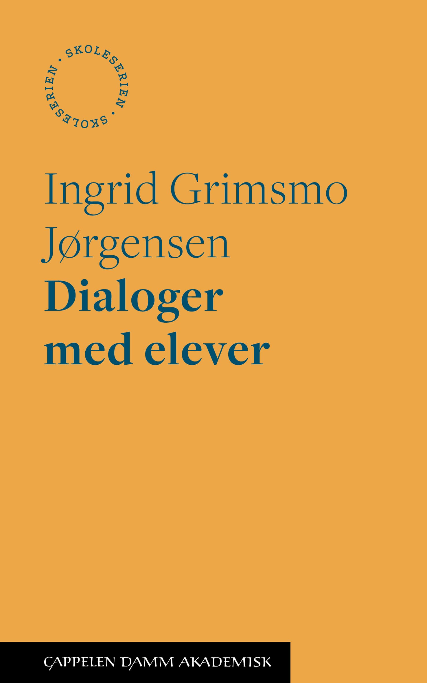 Omslag Dialoger med elever av Ingrid Grimsmo Jørgensen (Ebok)