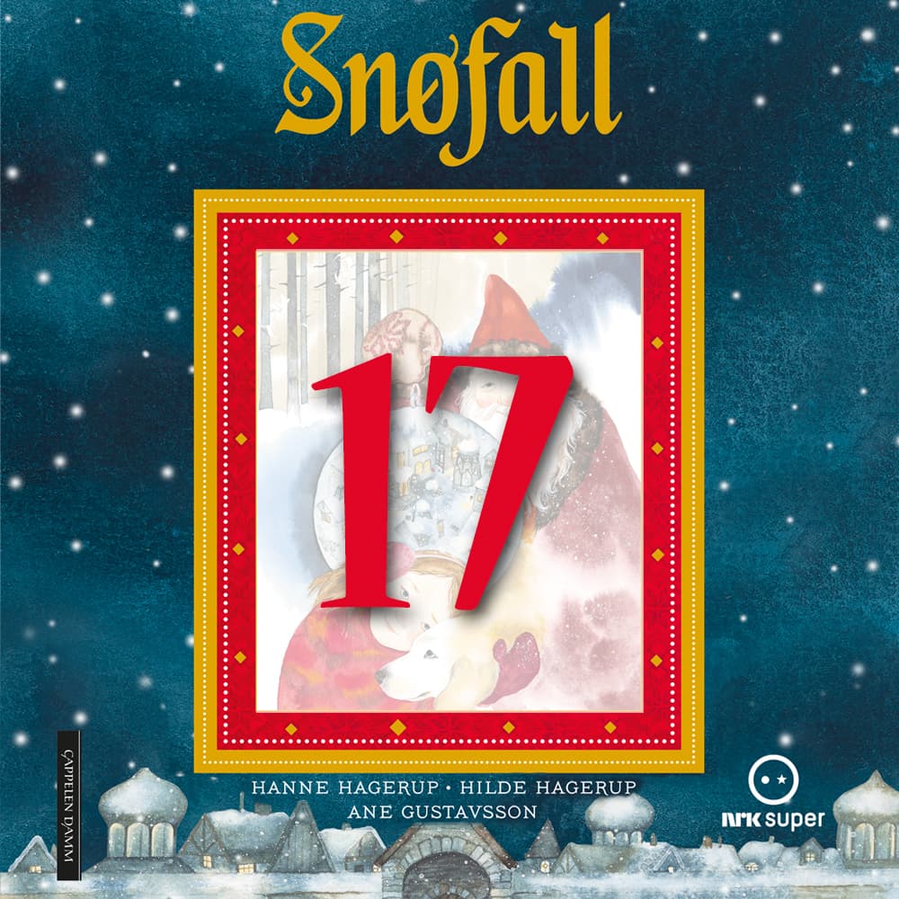 Omslag Snøfall 17. desember av Hanne Hagerup og Hilde Hagerup (Lydbok)