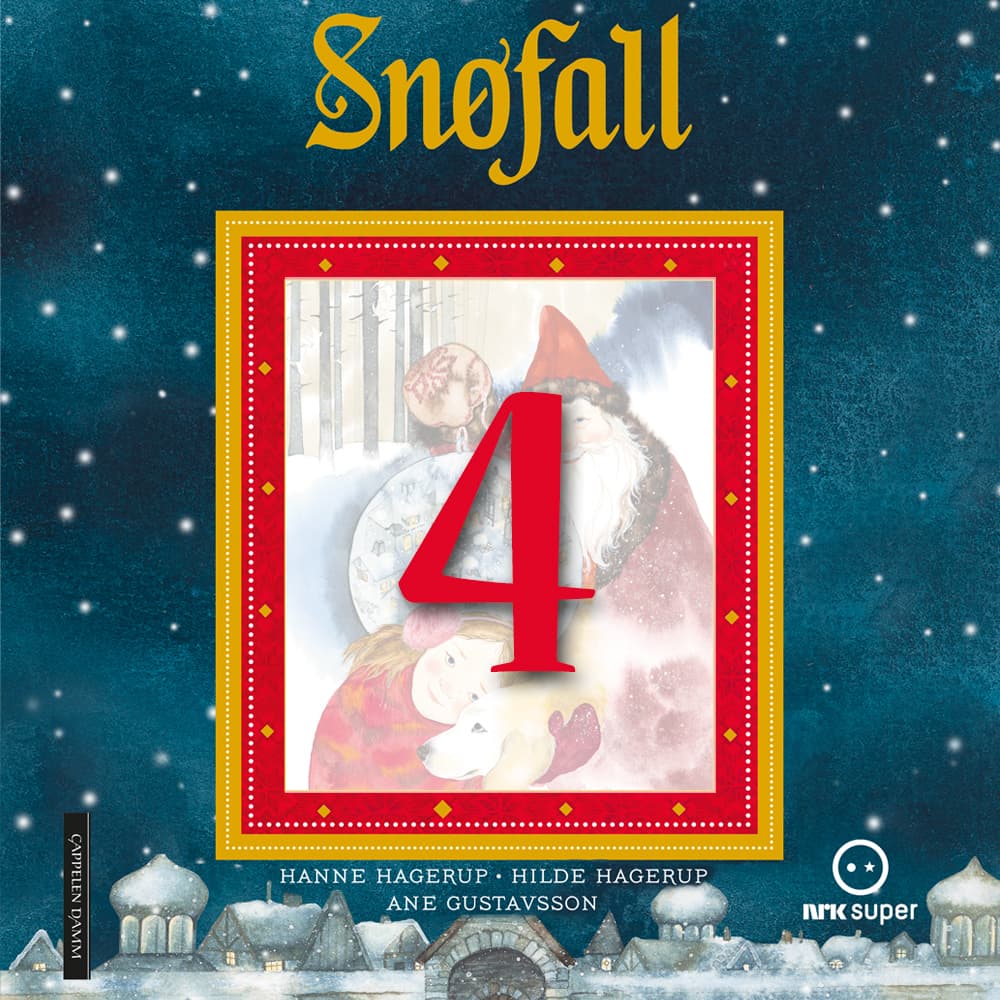 Omslag Snøfall 4. desember av Hanne Hagerup og Hilde Hagerup (Lydbok)