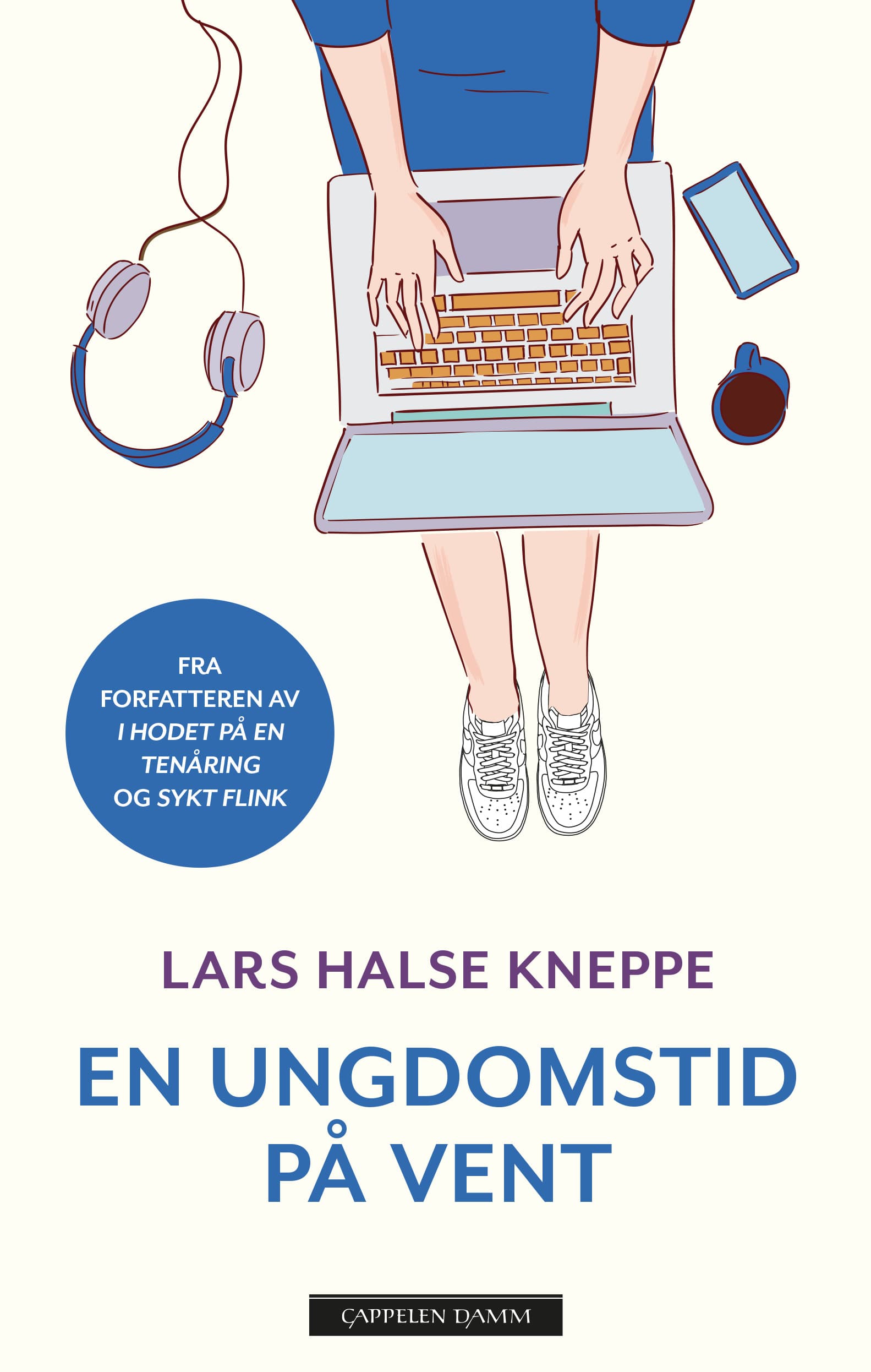 Omslag En ungdomstid på vent av Lars Halse Kneppe (Innbundet)
