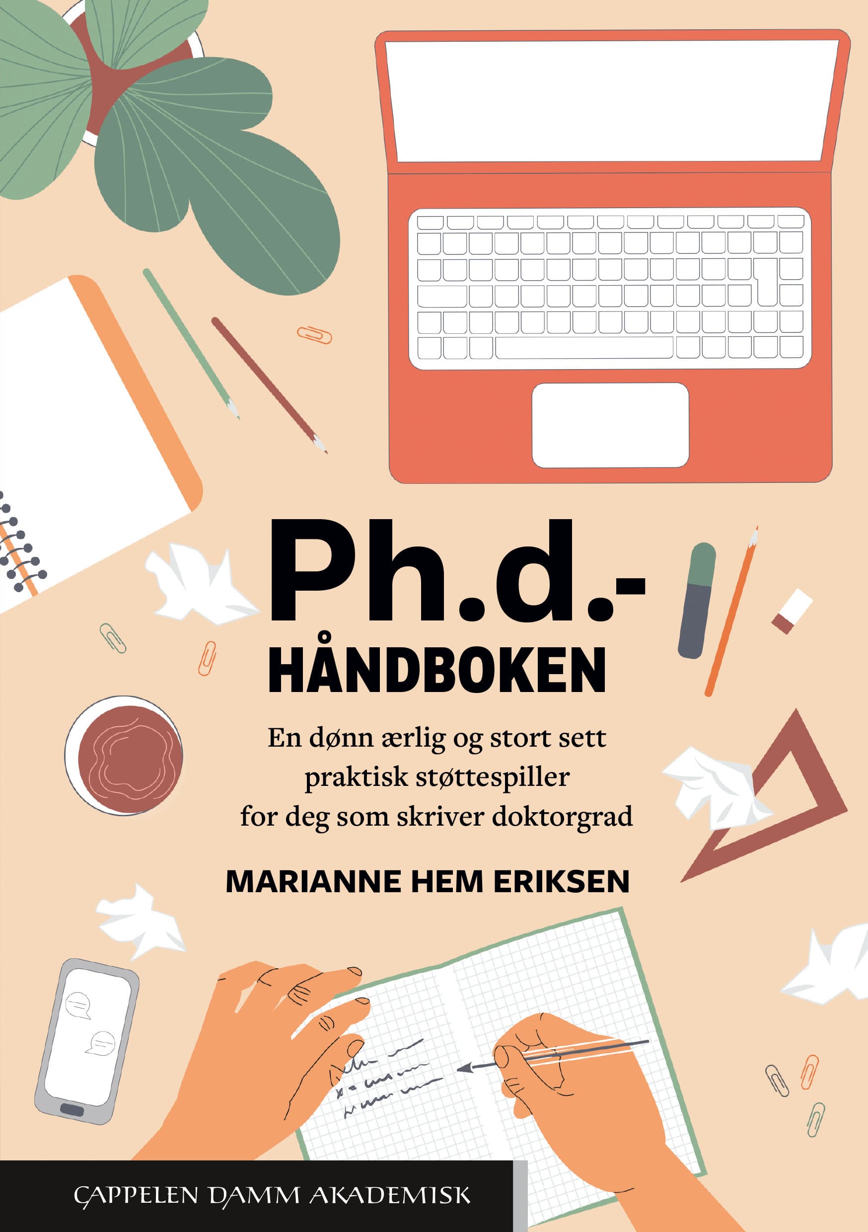 Omslag Ph.d.-håndboken av Marianne Hem Eriksen (Heftet)