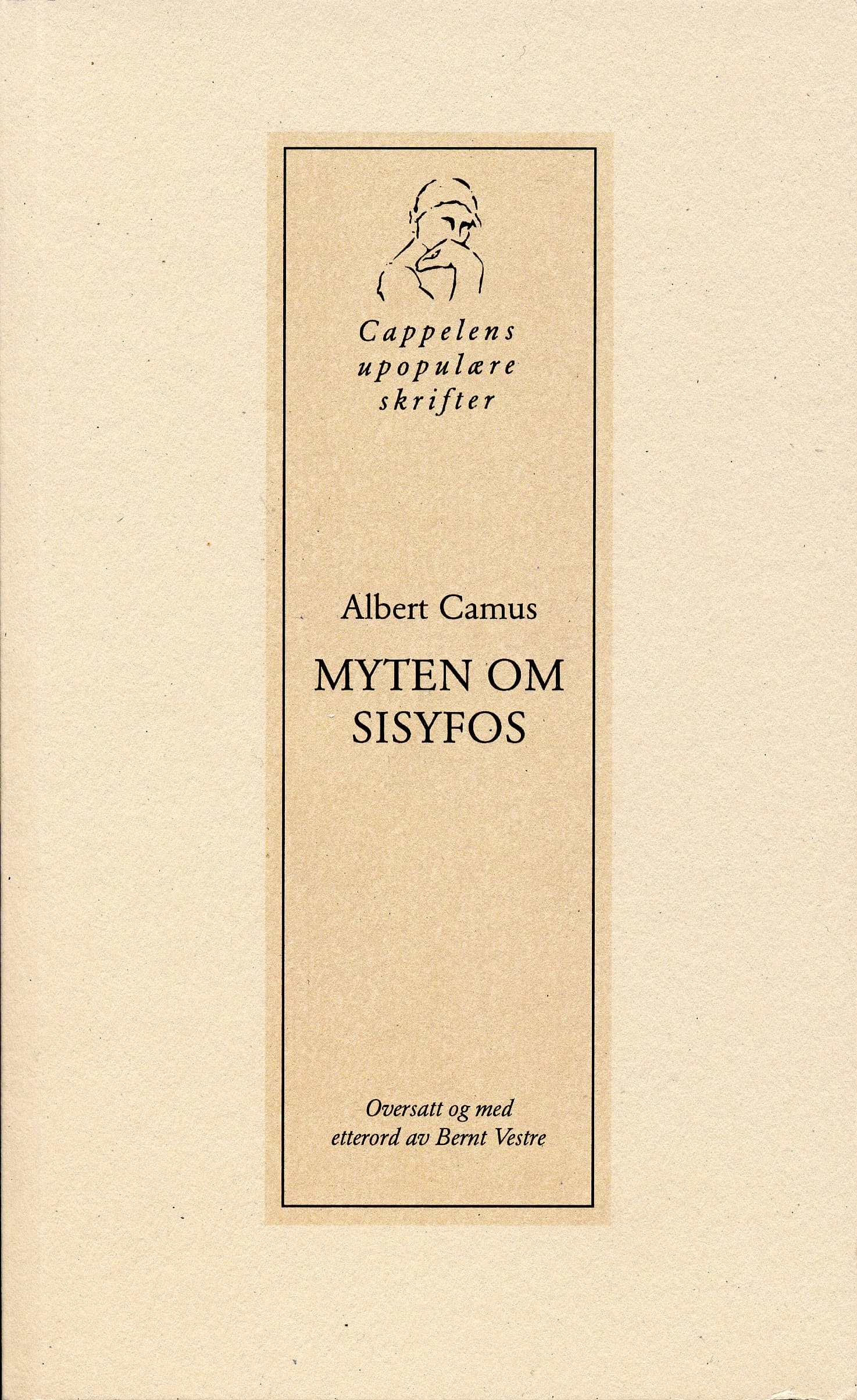 Omslag Myten om Sisyfos av Albert Camus (Heftet)