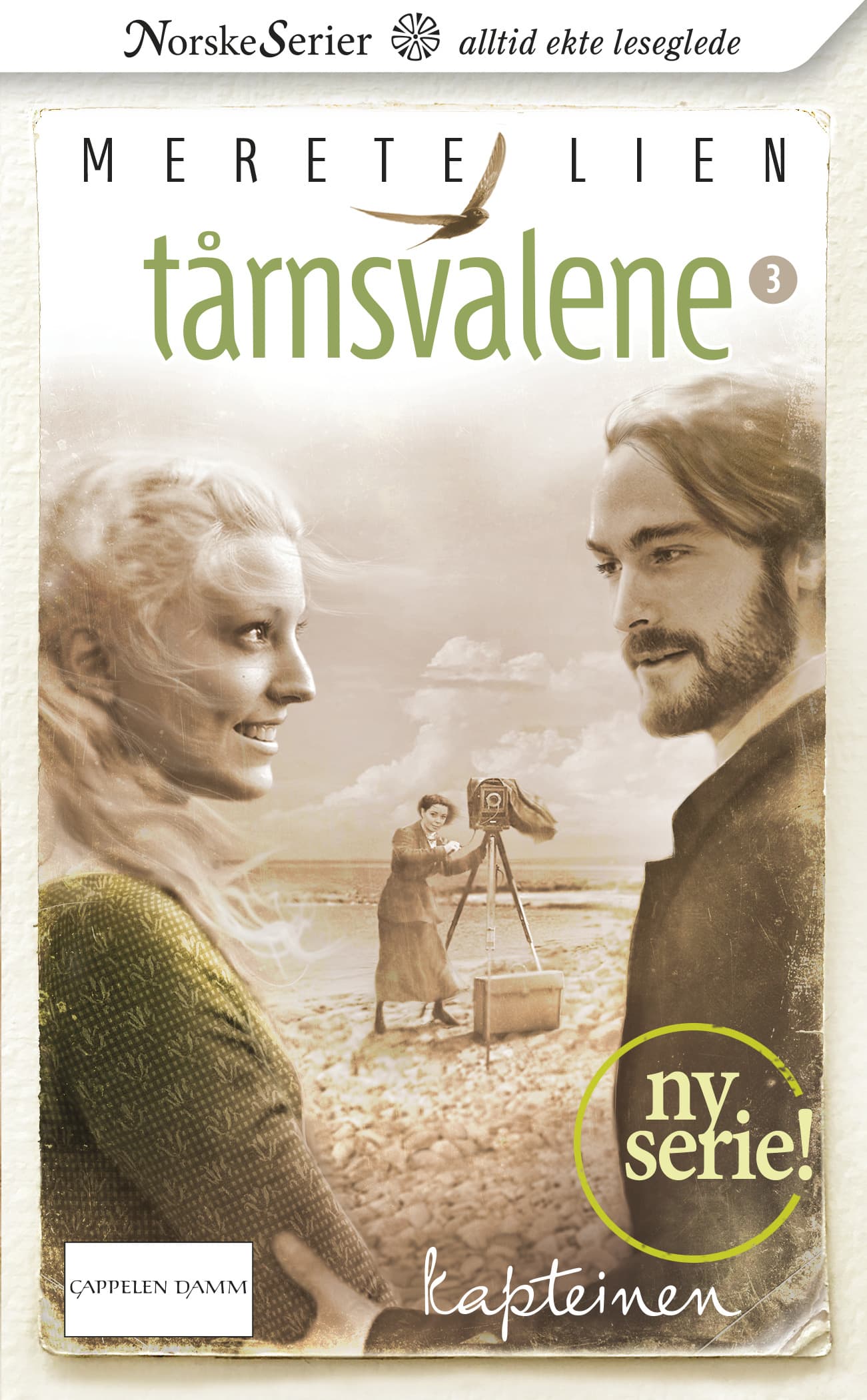Omslag Kapteinen av Merete Lien (Ebok)