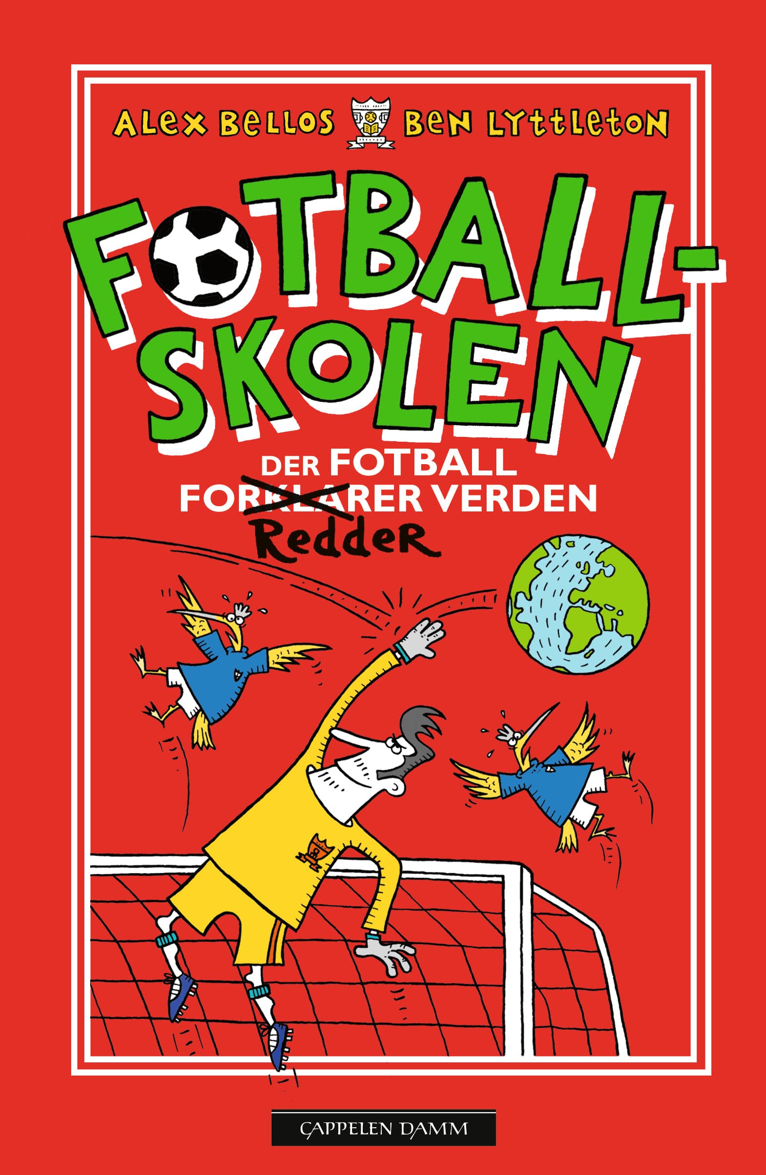 Omslag Fotballskolen - Der fotball redder verden av Alex Bellos og Ben Lyttleton (Ebok)