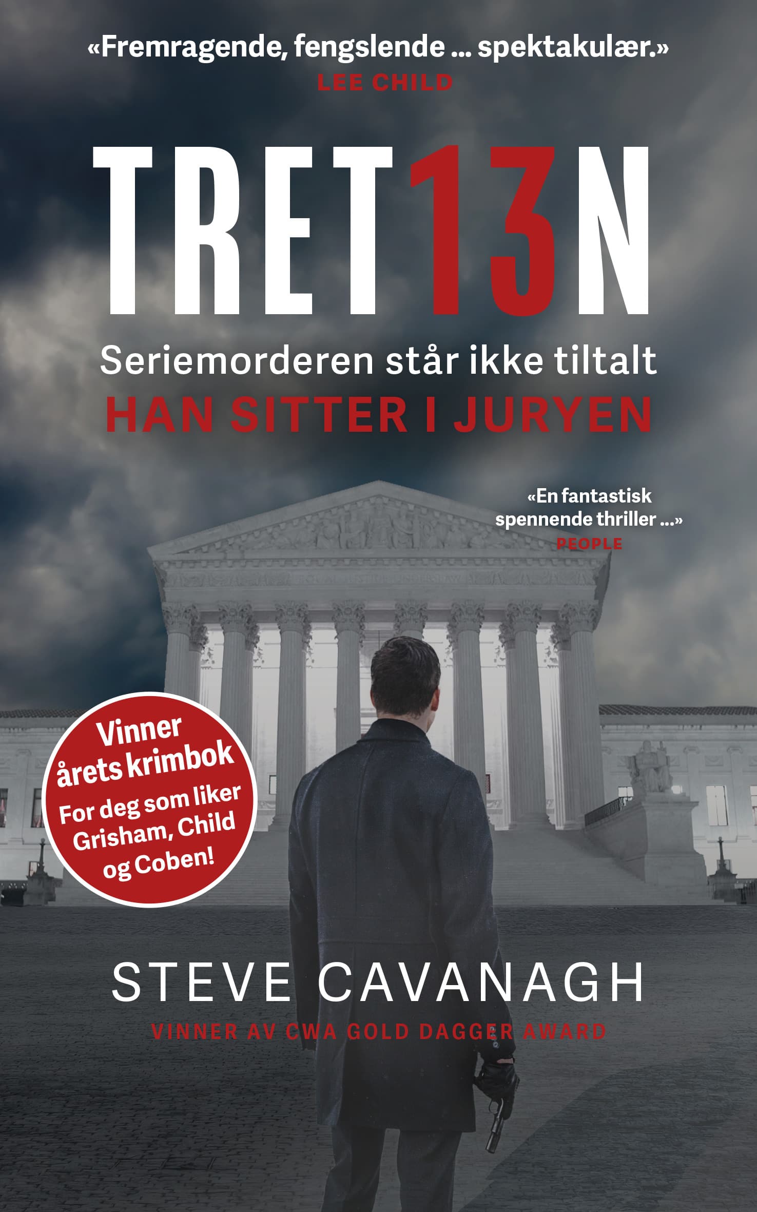 Omslag Tretten av Steve Cavanagh (Heftet)