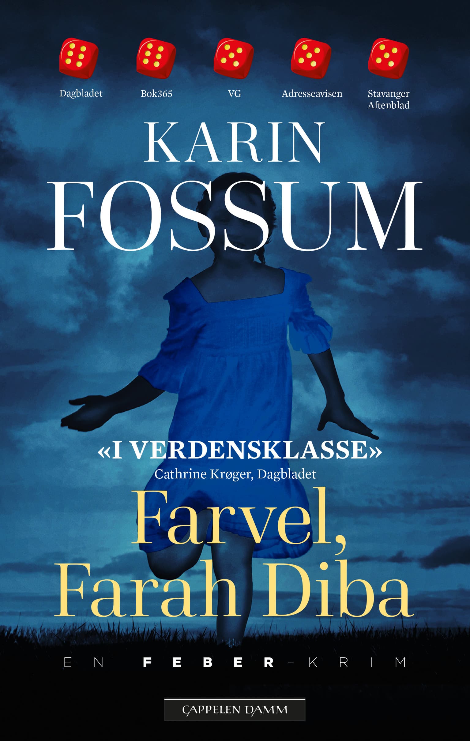 Omslag Farvel, Farah Diba av Karin Fossum (Innbundet)