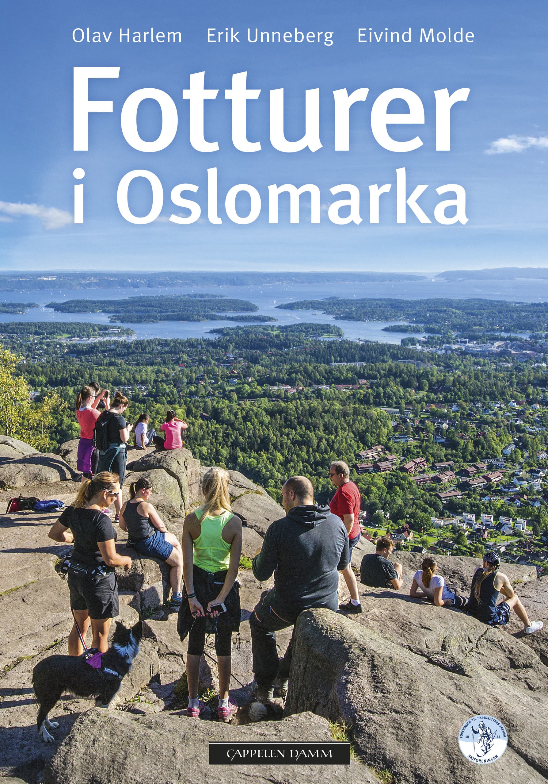 Omslag Fotturer i Oslomarka av Olav Harlem, Erik Unneberg og Eivind Molde (Innbundet)