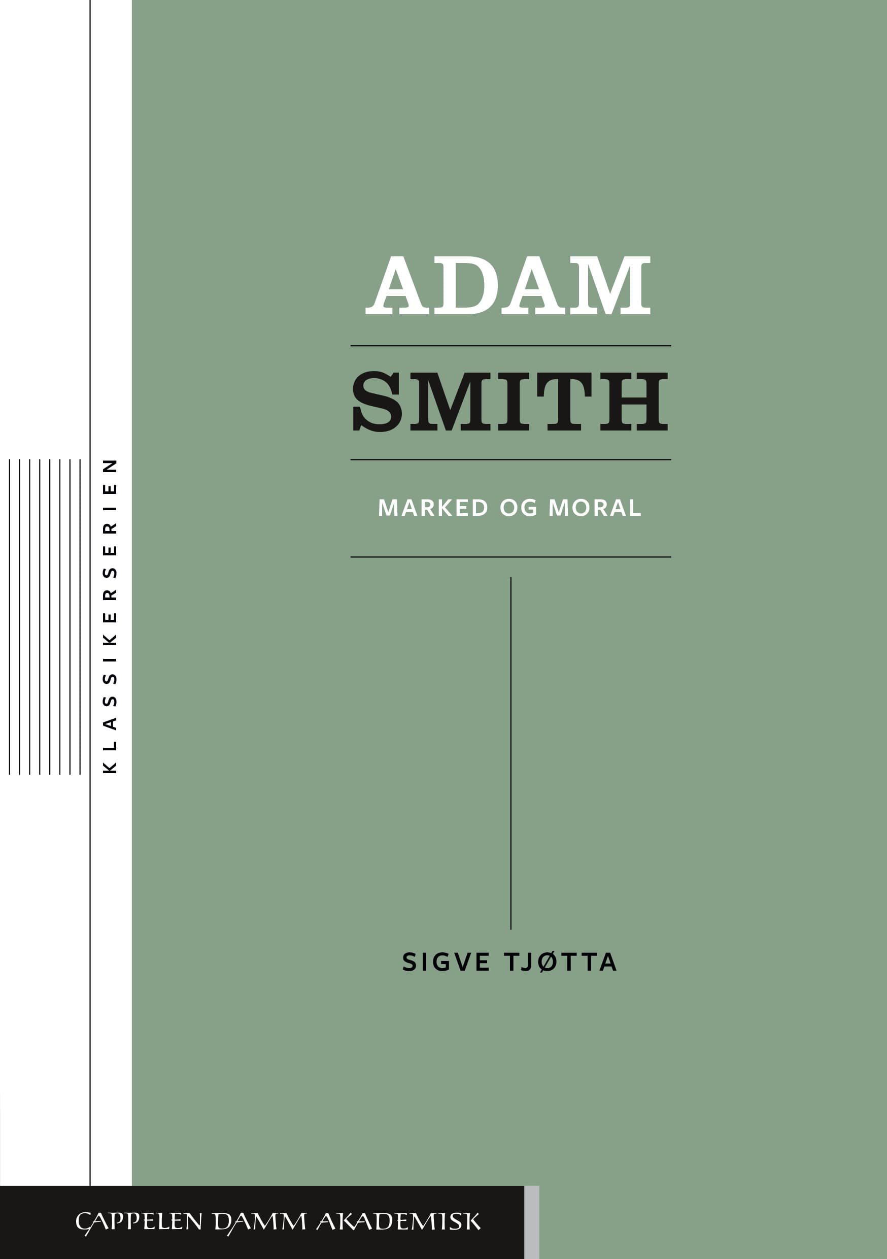 Omslag Adam Smith av Sigve Tjøtta (Heftet)