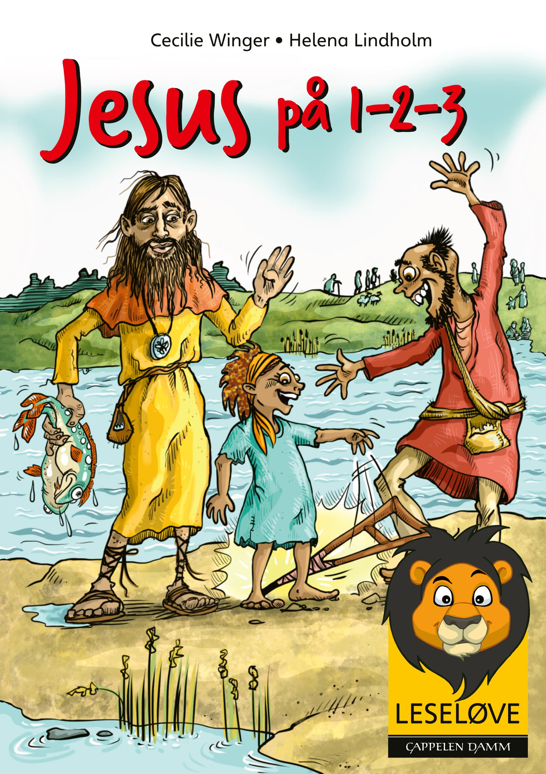 Omslag Leseløve - Jesus på 1-2-3 av Cecilie Winger (Ebok)