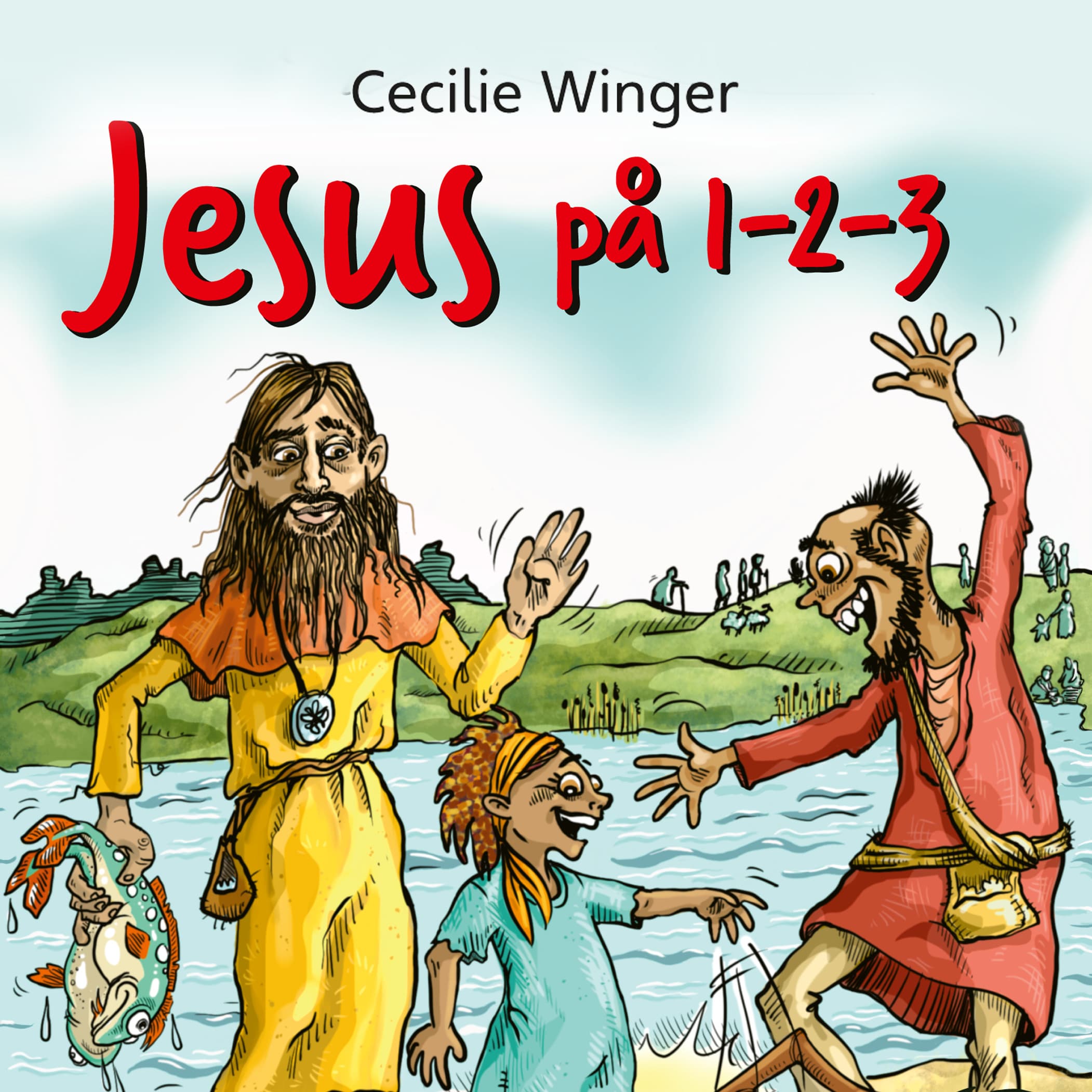 Omslag Jesus på 1-2-3 av Cecilie Winger (Lydbok)