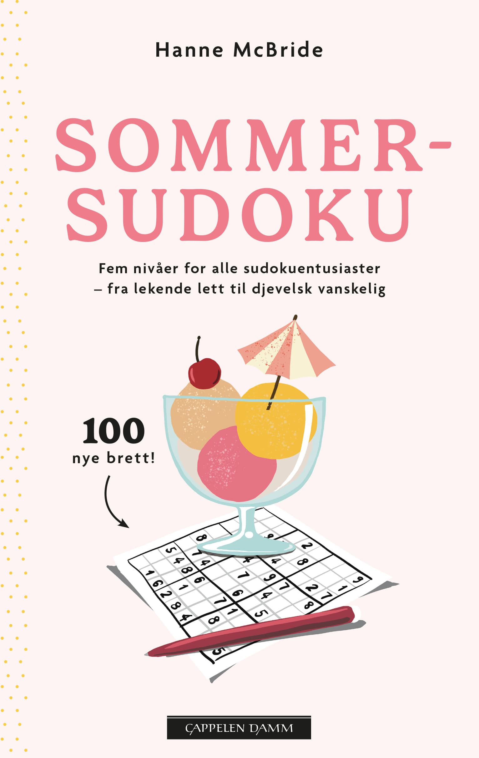 Omslag Sommersudoku 2025 av Hanne McBride (Heftet)