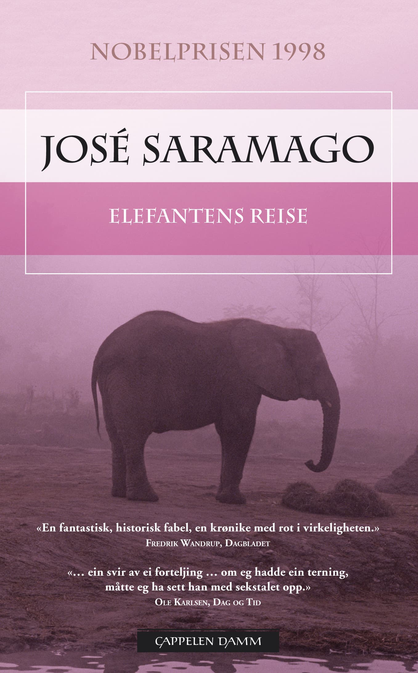 Omslag Elefantens reise av José Saramago (Ebok)
