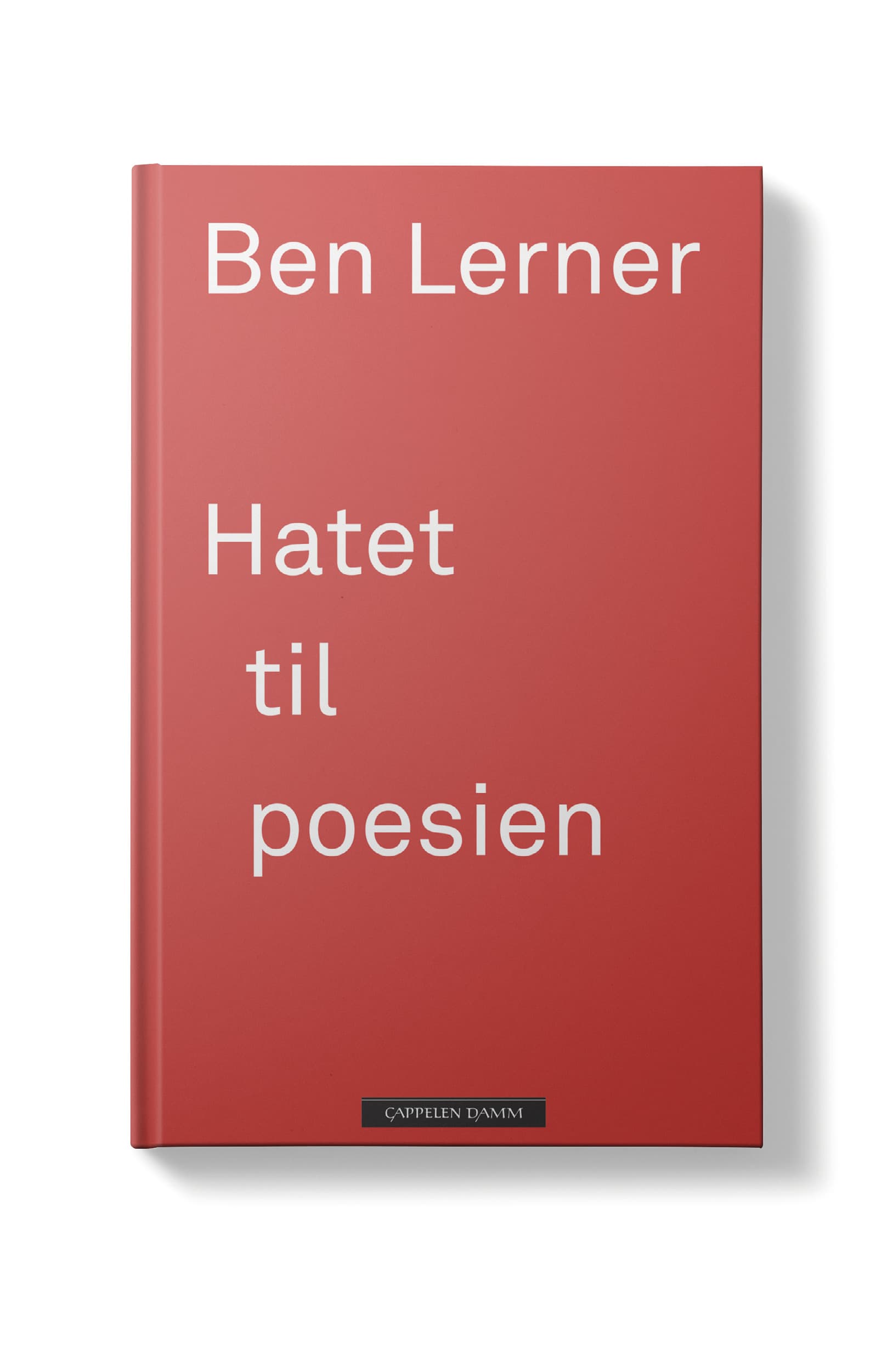 Omslag Hatet til poesien av Ben Lerner (Ebok)