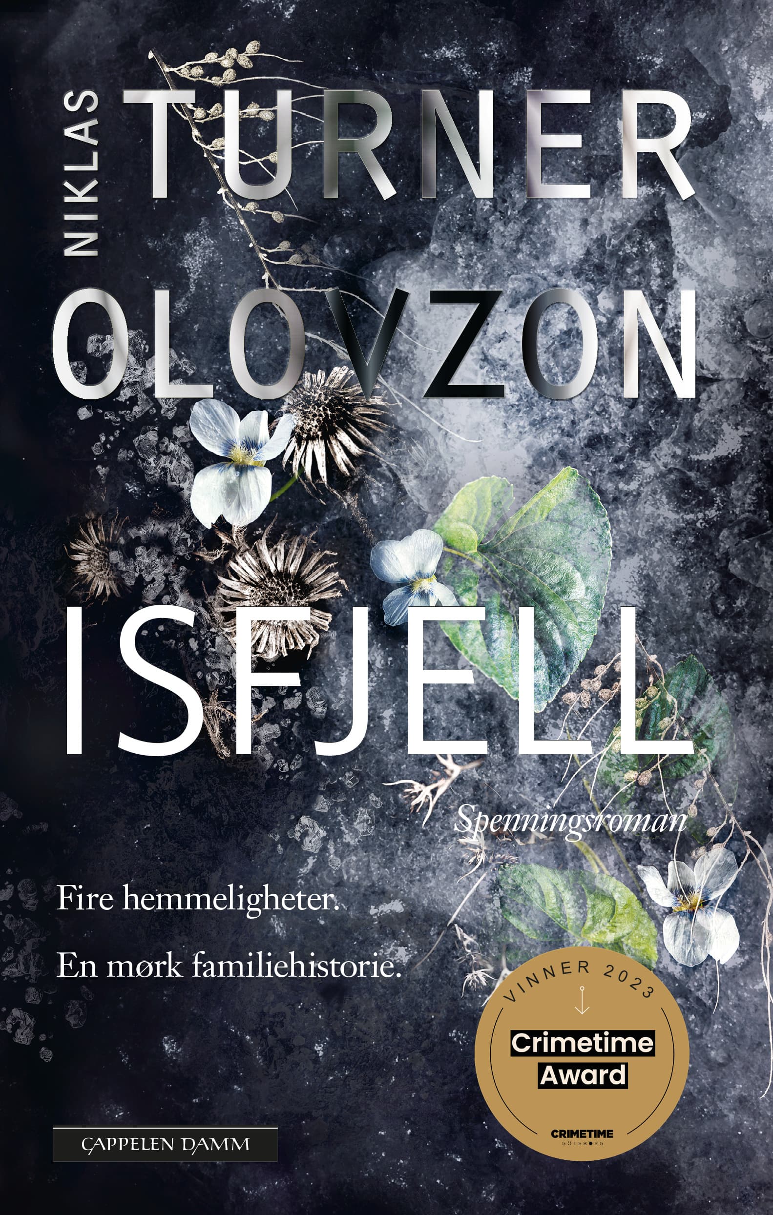 Omslag Isfjell av Niklas Turner Olovzon (Innbundet)