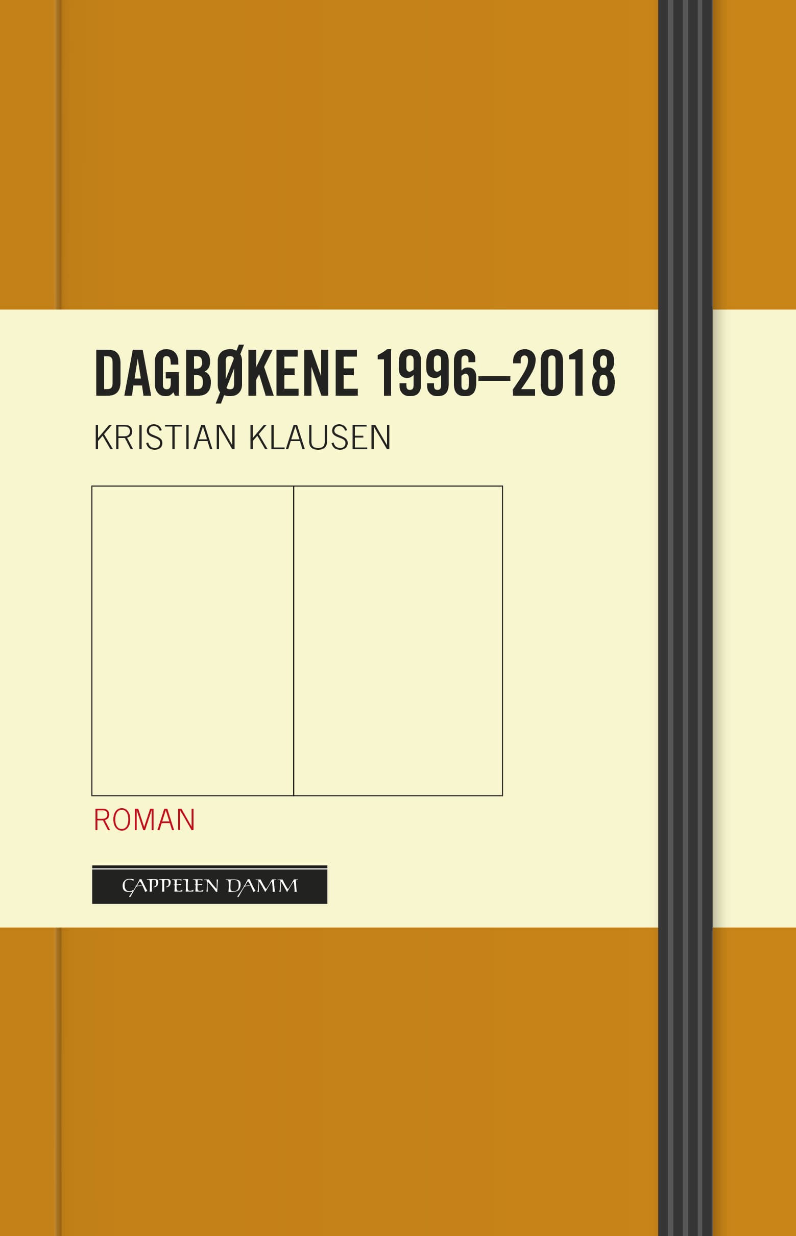 Omslag Dagbøkene 1996-2018 av Kristian Klausen (Heftet)