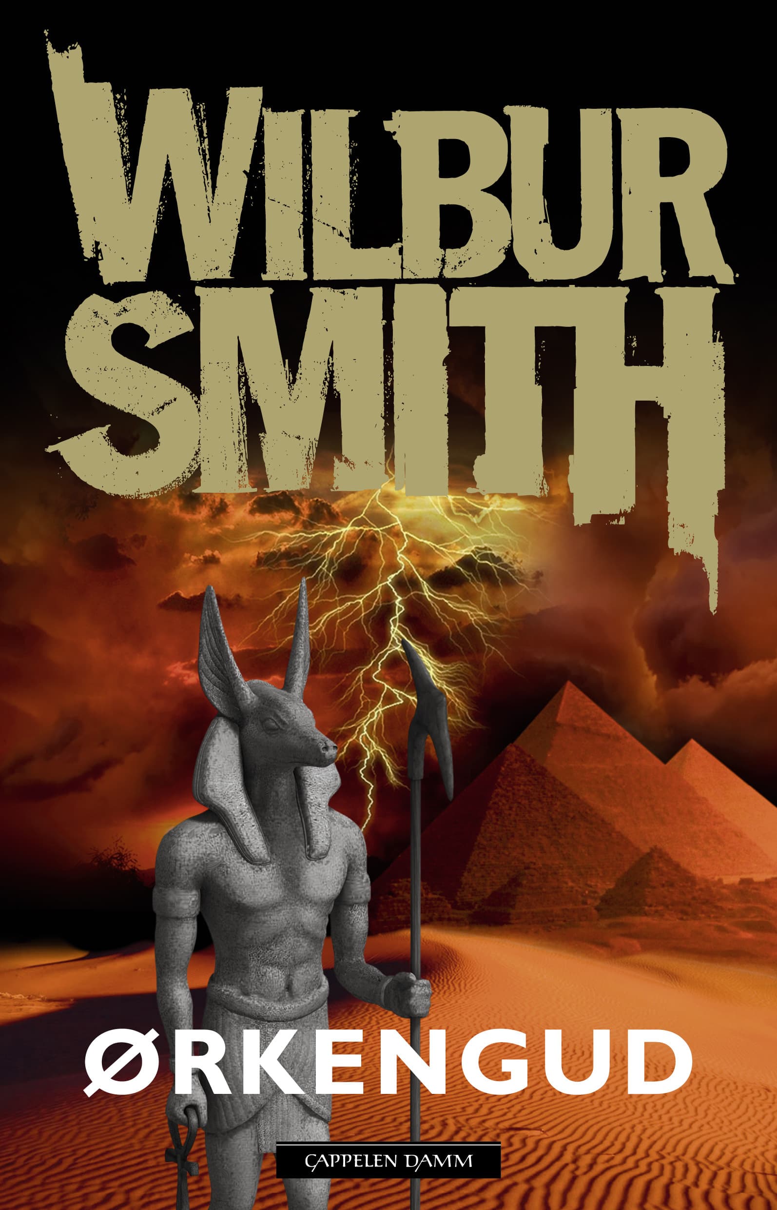 Omslag Ørkengud av Wilbur Smith (Innbundet)