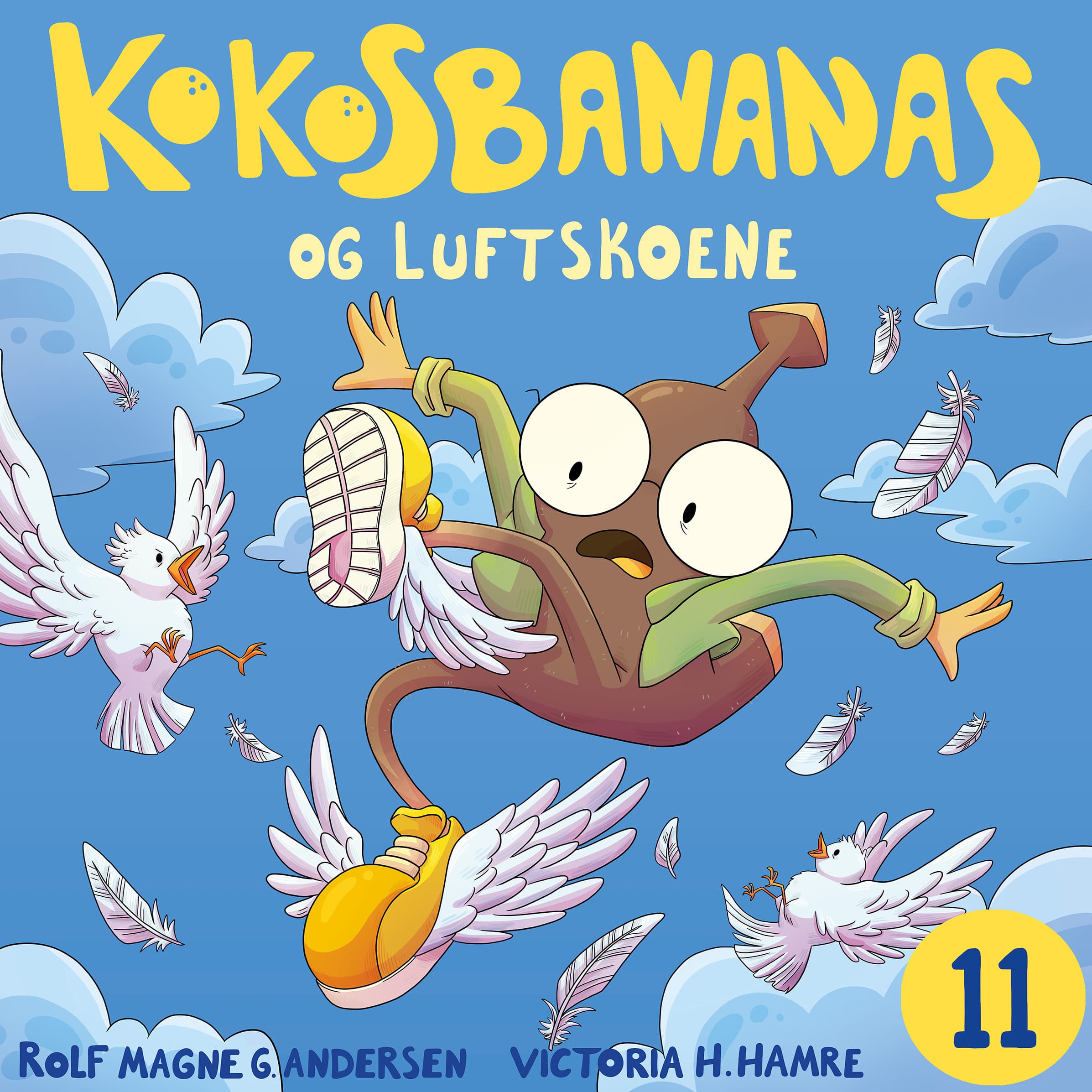 Omslag Kokosbananas og luftskoene av Rolf Magne G. Andersen (Lydbok)