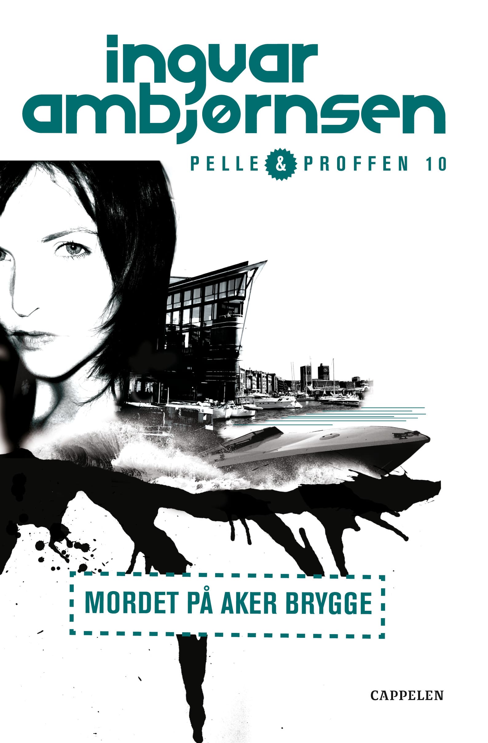 Omslag Mordet på Aker brygge av Ingvar Ambjørnsen (Ebok)