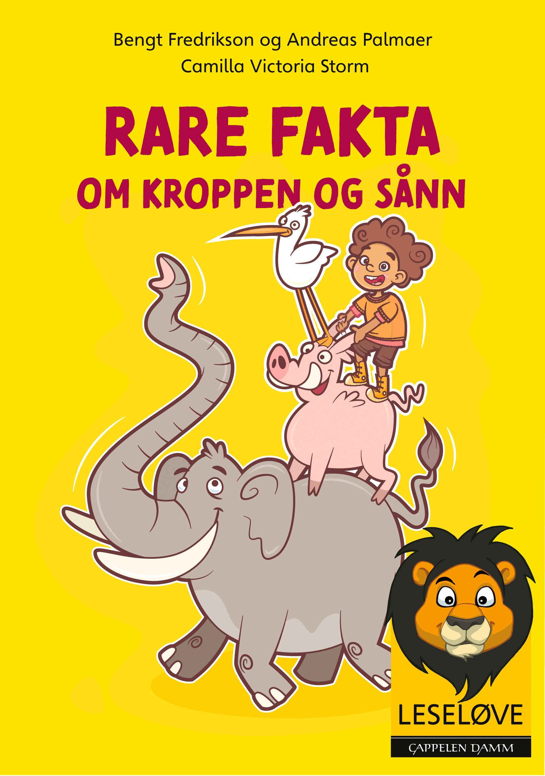Omslag Leseløve - Rare fakta om kroppen og sånn av Bengt Fredrikson og Andreas Palmaer (Ebok)