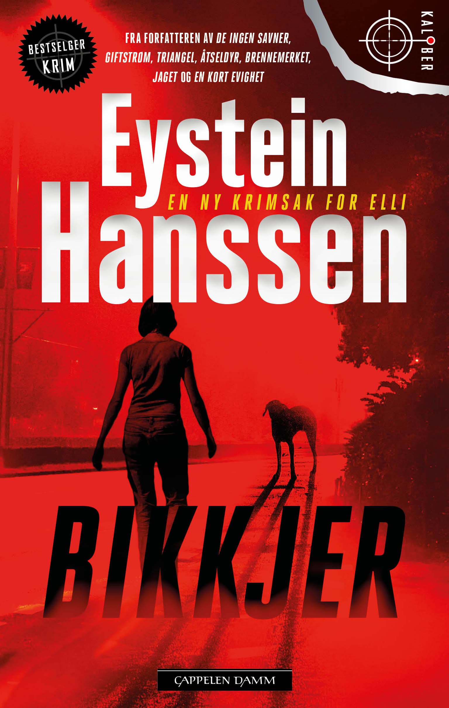 Omslag Bikkjer av Eystein Hanssen (Heftet)